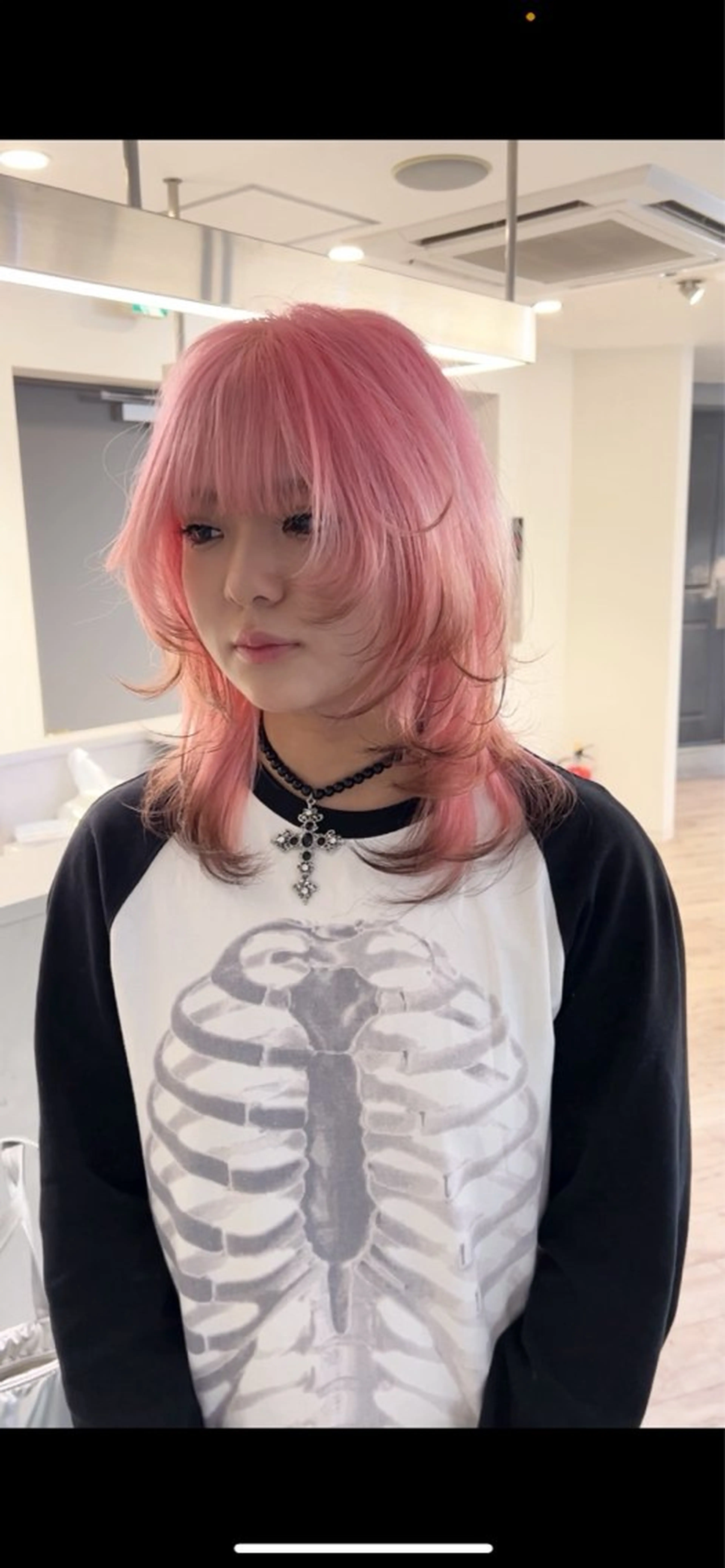 セミロング ＆so.所属・SENA/ハイトーン /ヘアアレンジのヘアスタイル