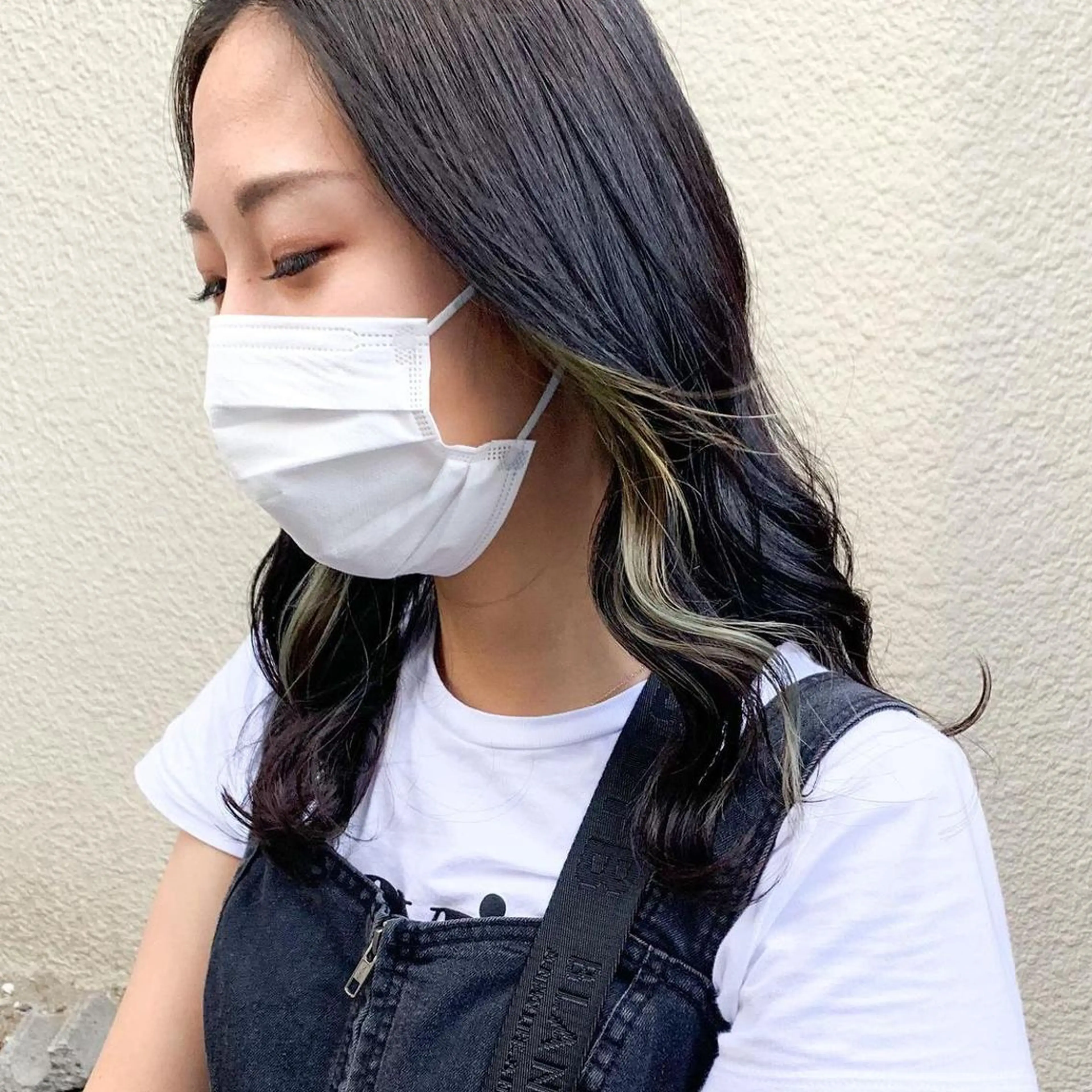 ミディアム カラー 髪質改善 Noe心斎橋店のヘアスタイル