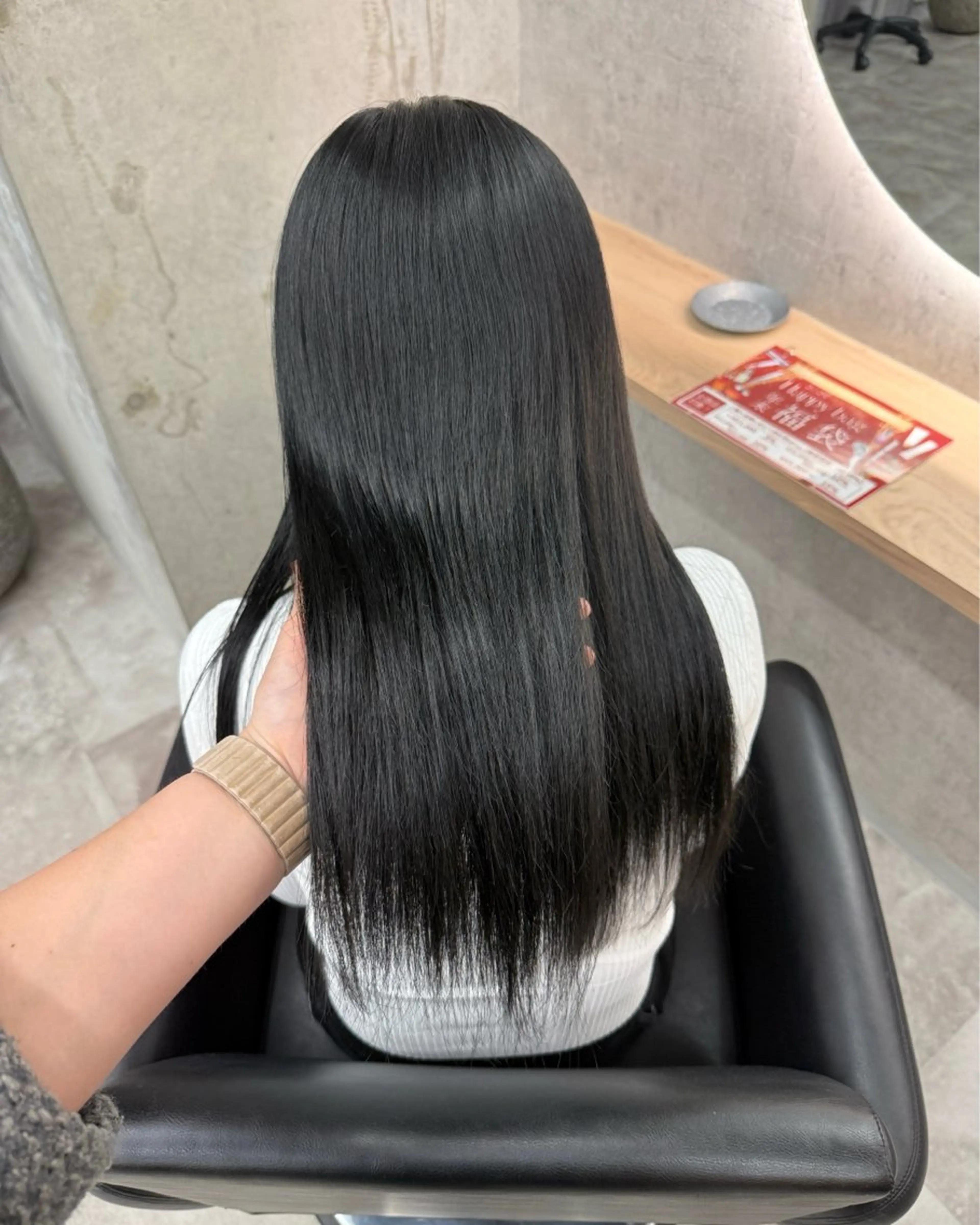 ミディアム 髪質改善 トリートメント ヘアカラー トリートメント 秋山 七海のヘアスタイル