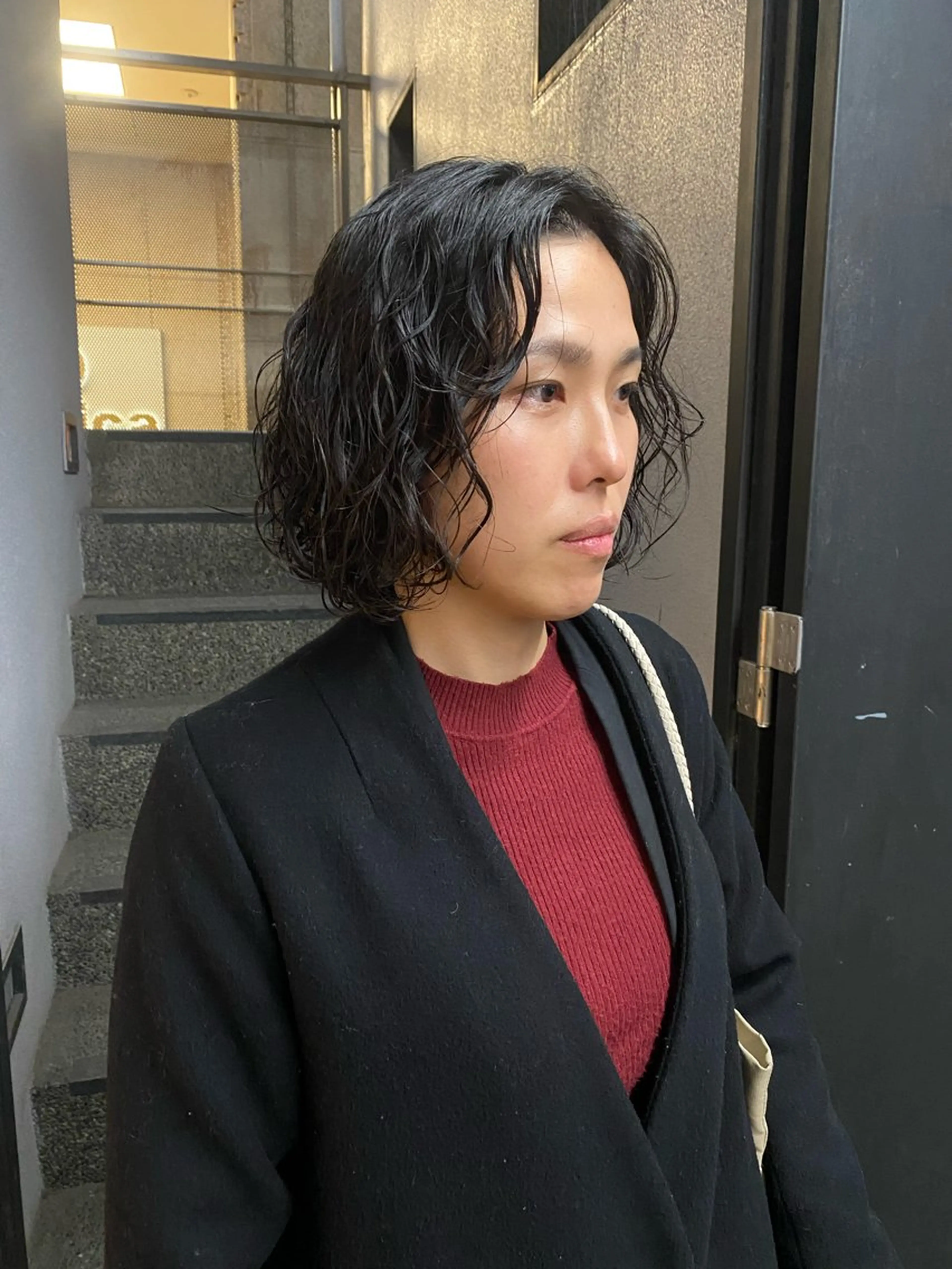 ショート カラー パーマ 似合わせカット カラー🪿 moeのヘアスタイル