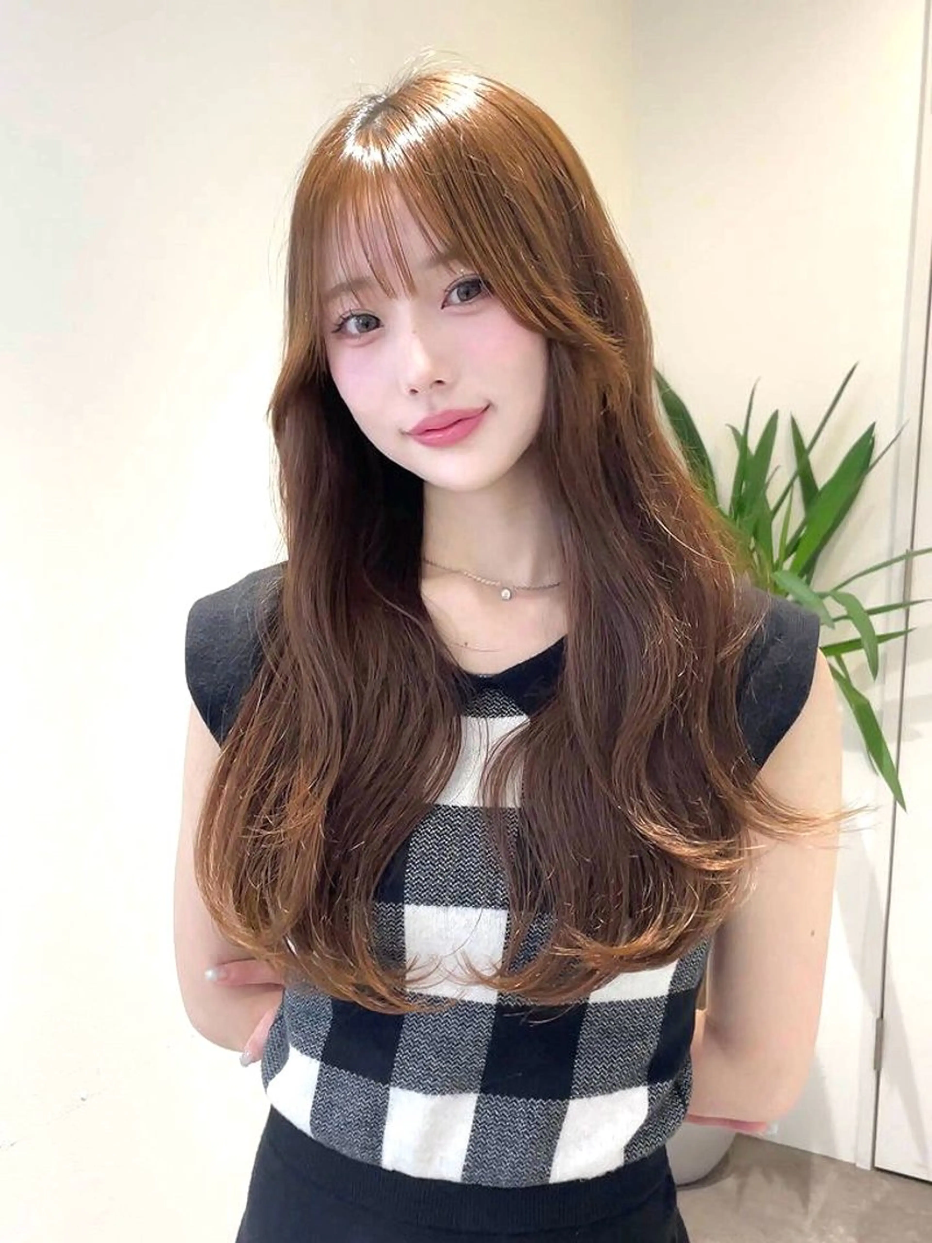 ロング カラー カット ヘアカラー トリートメント 佐藤 悠汰のヘアスタイル
