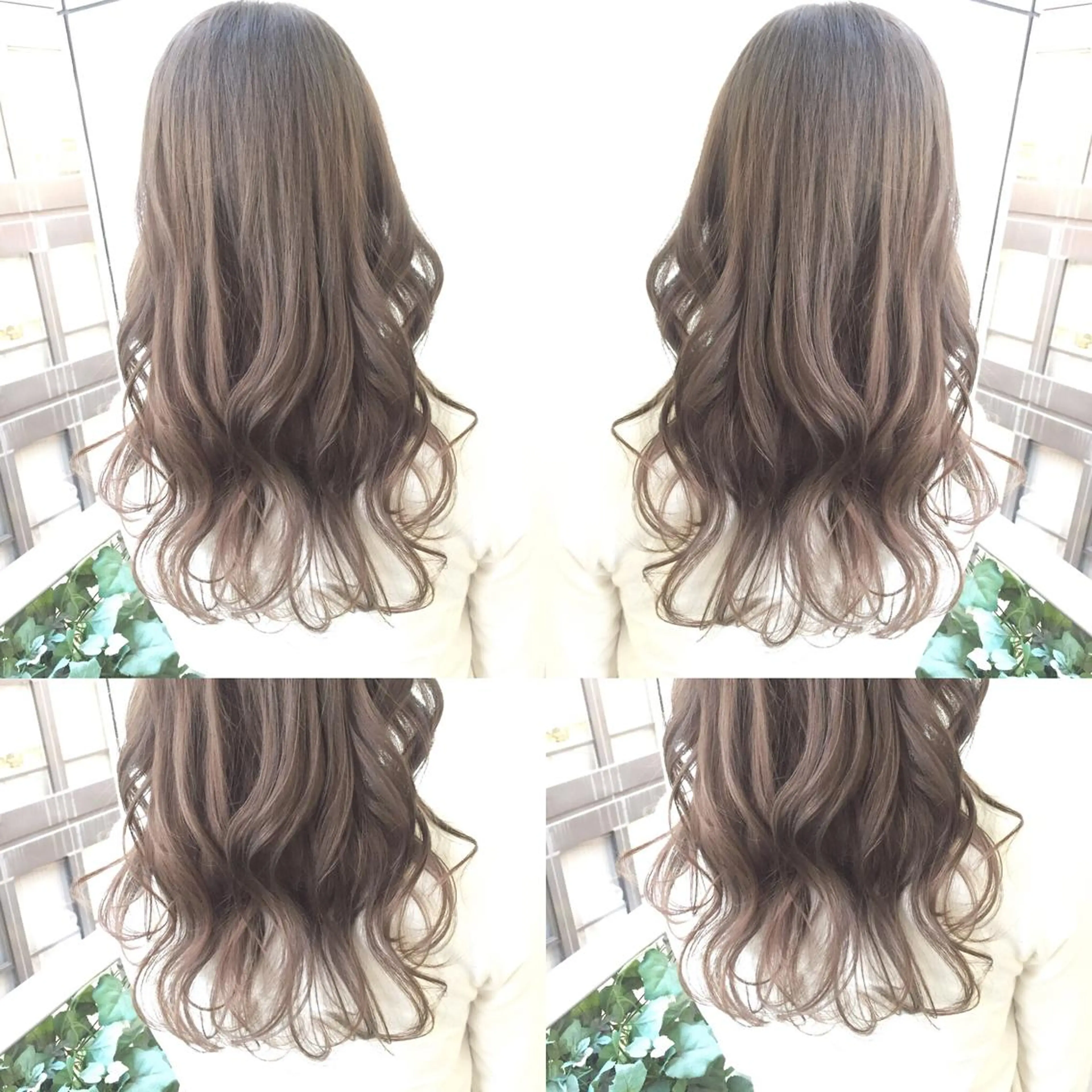 ロング カラー 透明感カラー グレージュ シルバー シルバーグレージュ 外国人風カラー Salon de MiLK所属・露木 啓介のヘアスタイル