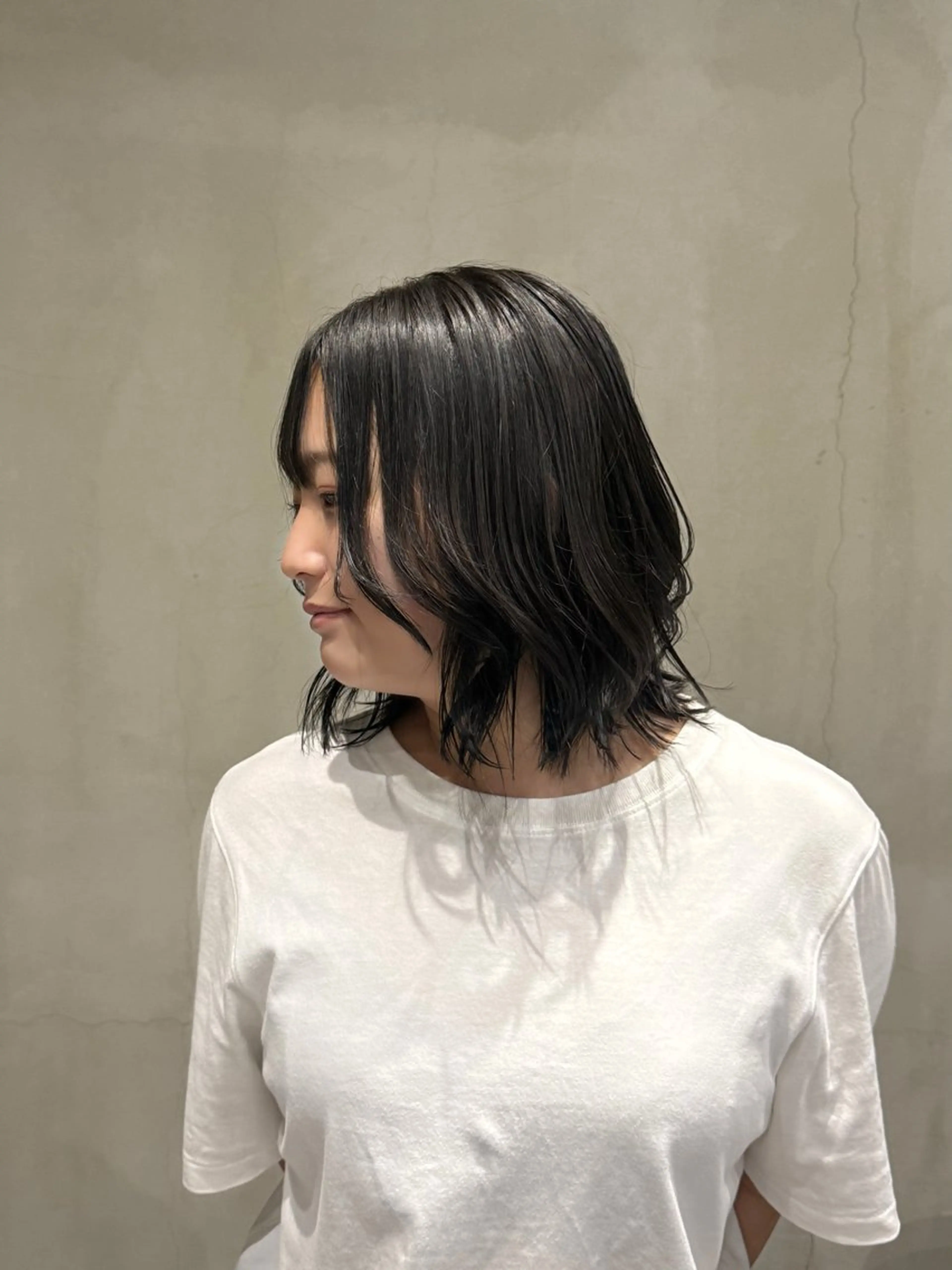 ミディアム トリートメント ヘアカラー HAIR ICI 山崎友裕のヘアスタイル