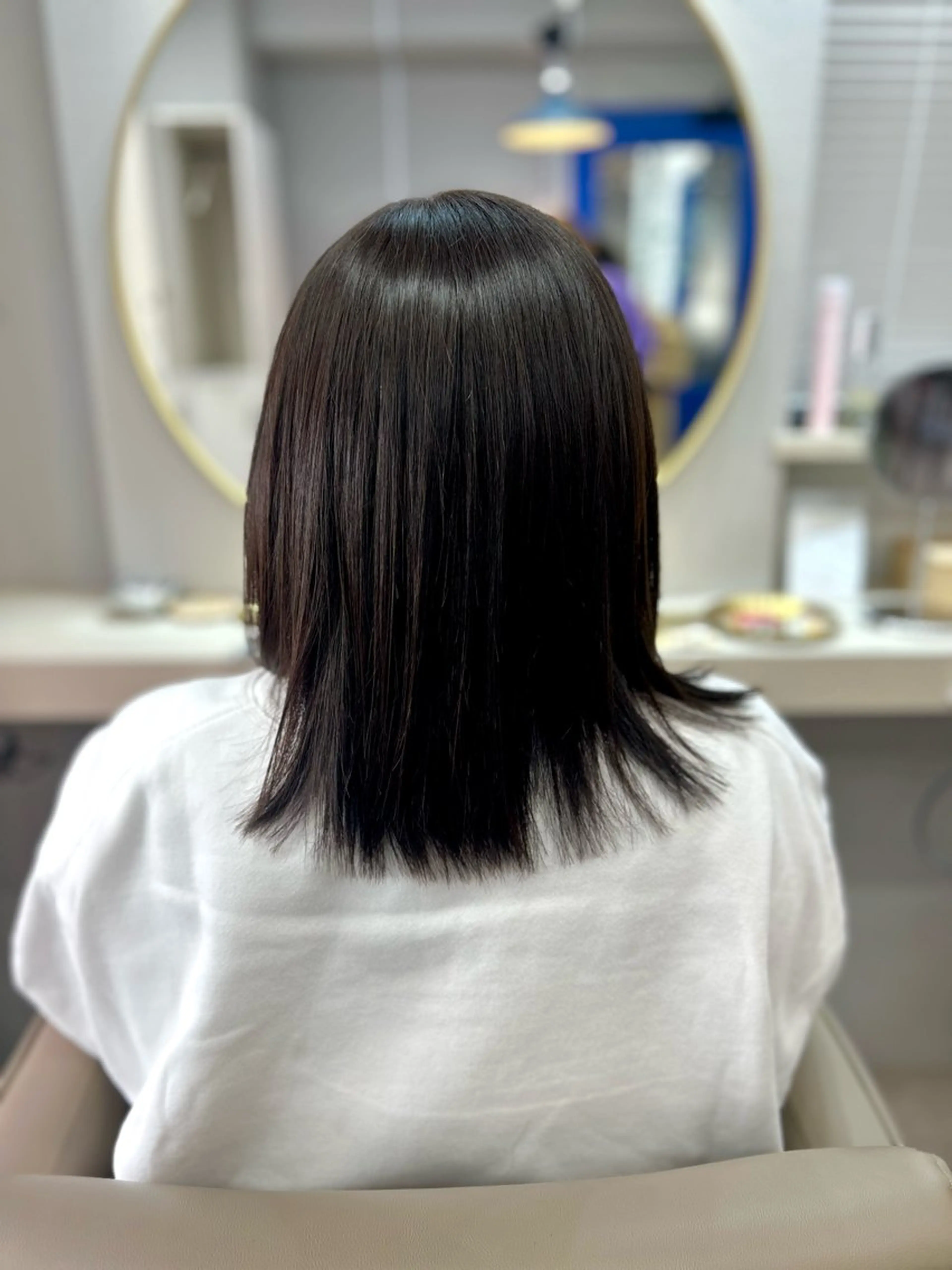 ミディアム ミディアムレイヤー レイヤーカット カット 池田 太一のヘアスタイル