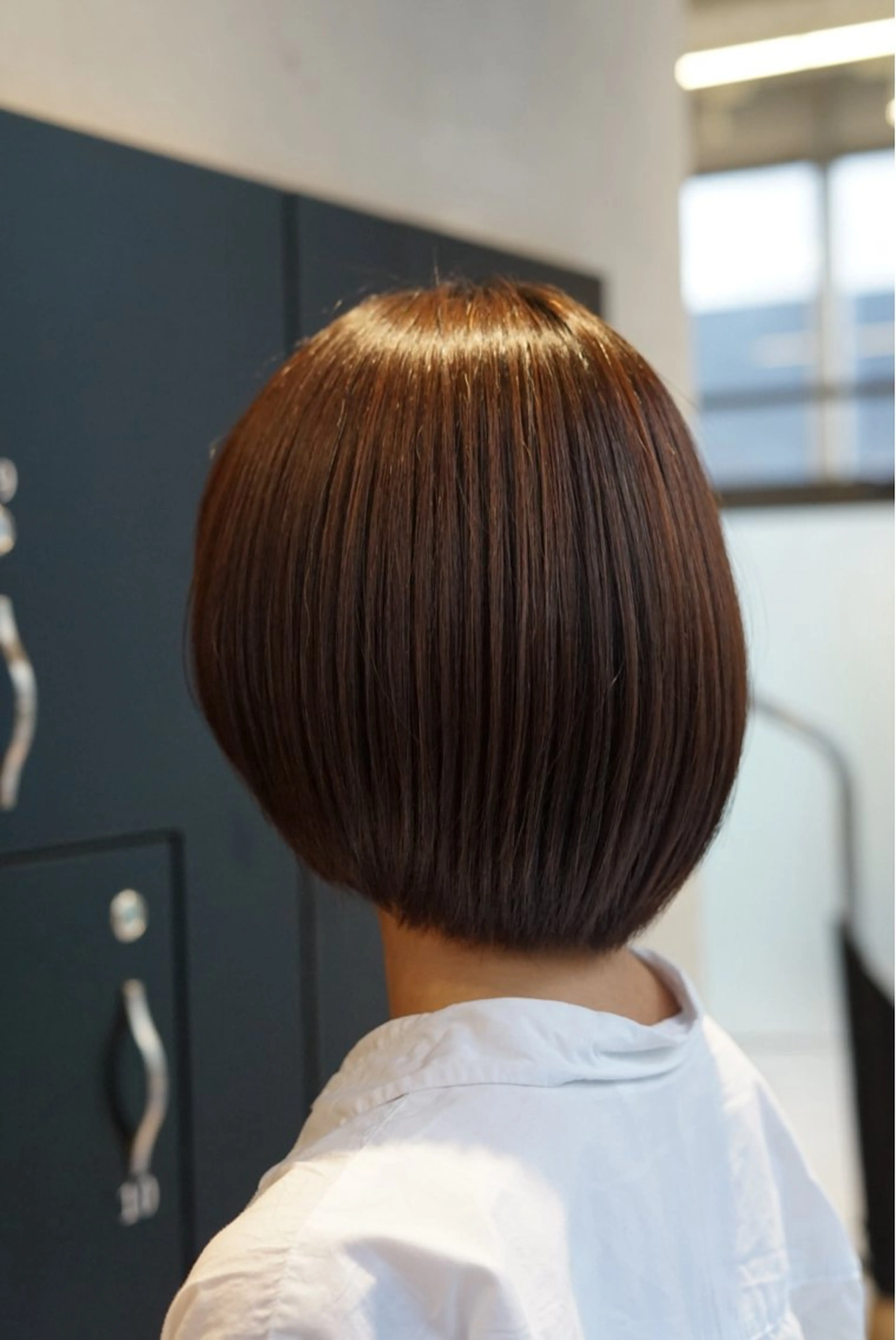 ショート カット 縮毛矯正 大阪/心斎橋 レイヤー/Yukkeのヘアスタイル