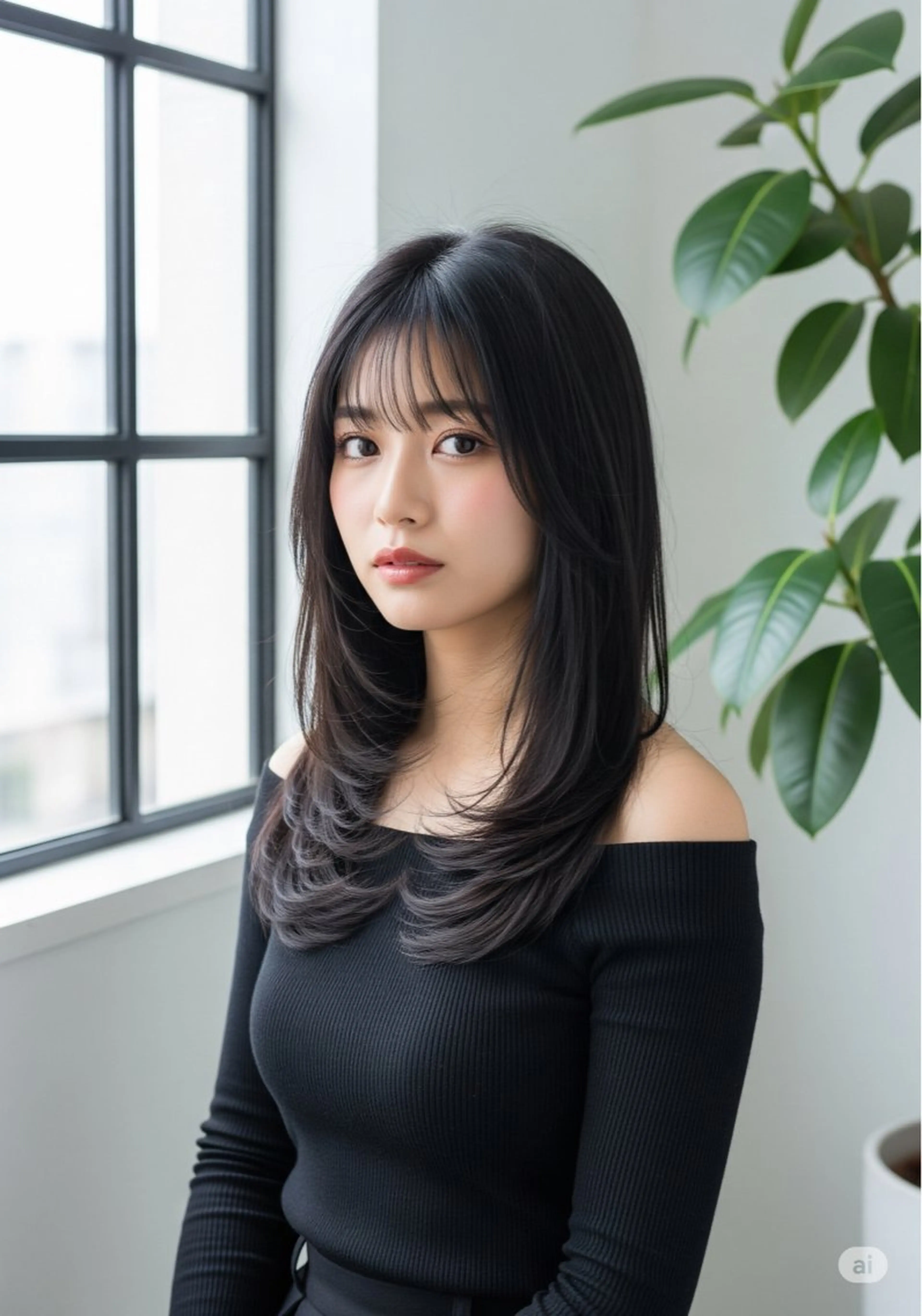 【🎈ヘアケアメニュー】小顔似合わせカット+3ステップTRショート ショートボブ 韓国ミディアム 韓国レイヤーカットの写真