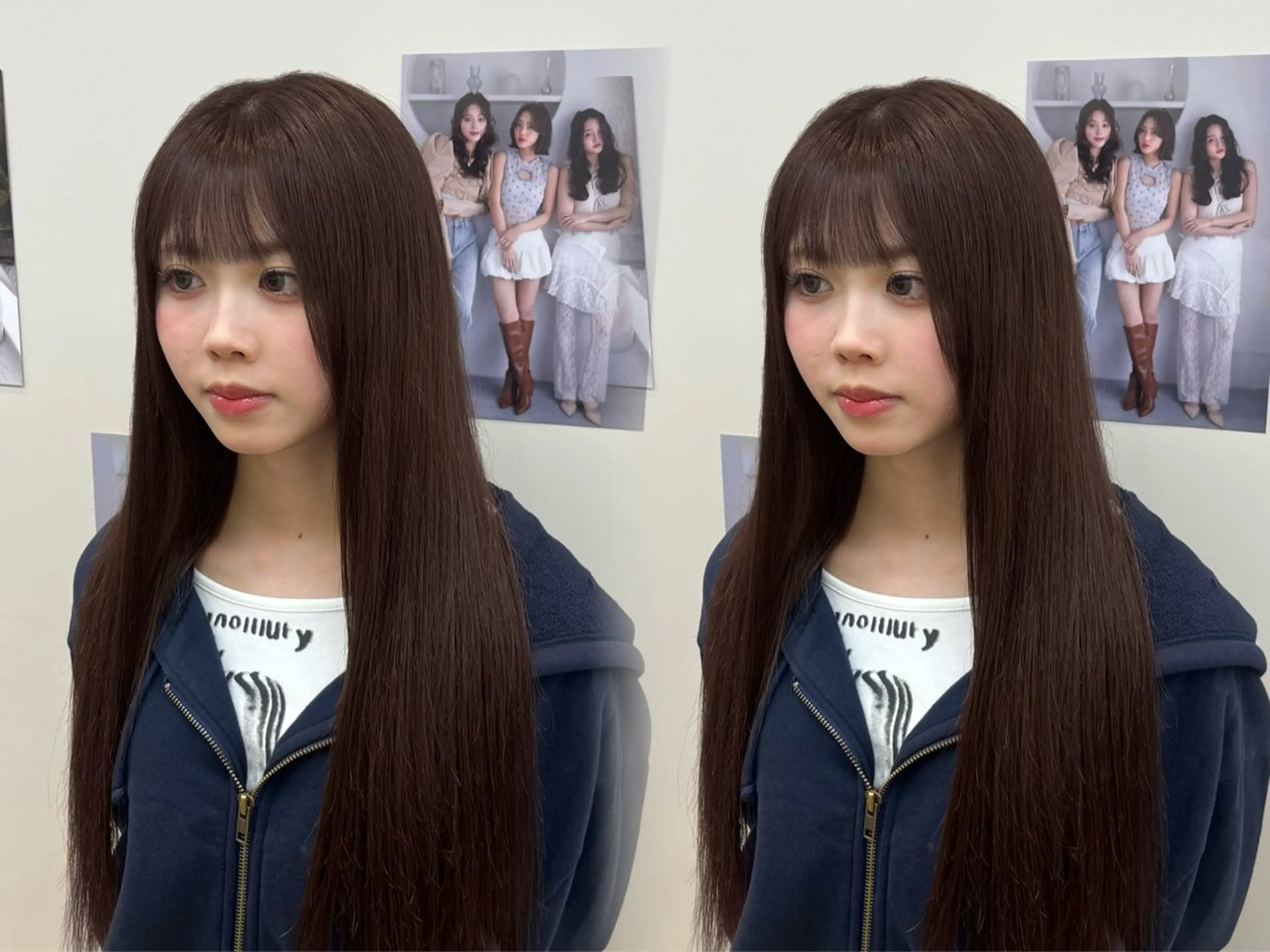 🩷時短で可愛くメンテナンス🩷前髪(顔周り)カット➕💡ケアカラー💡➕選べる髪質改善トリートメントの写真