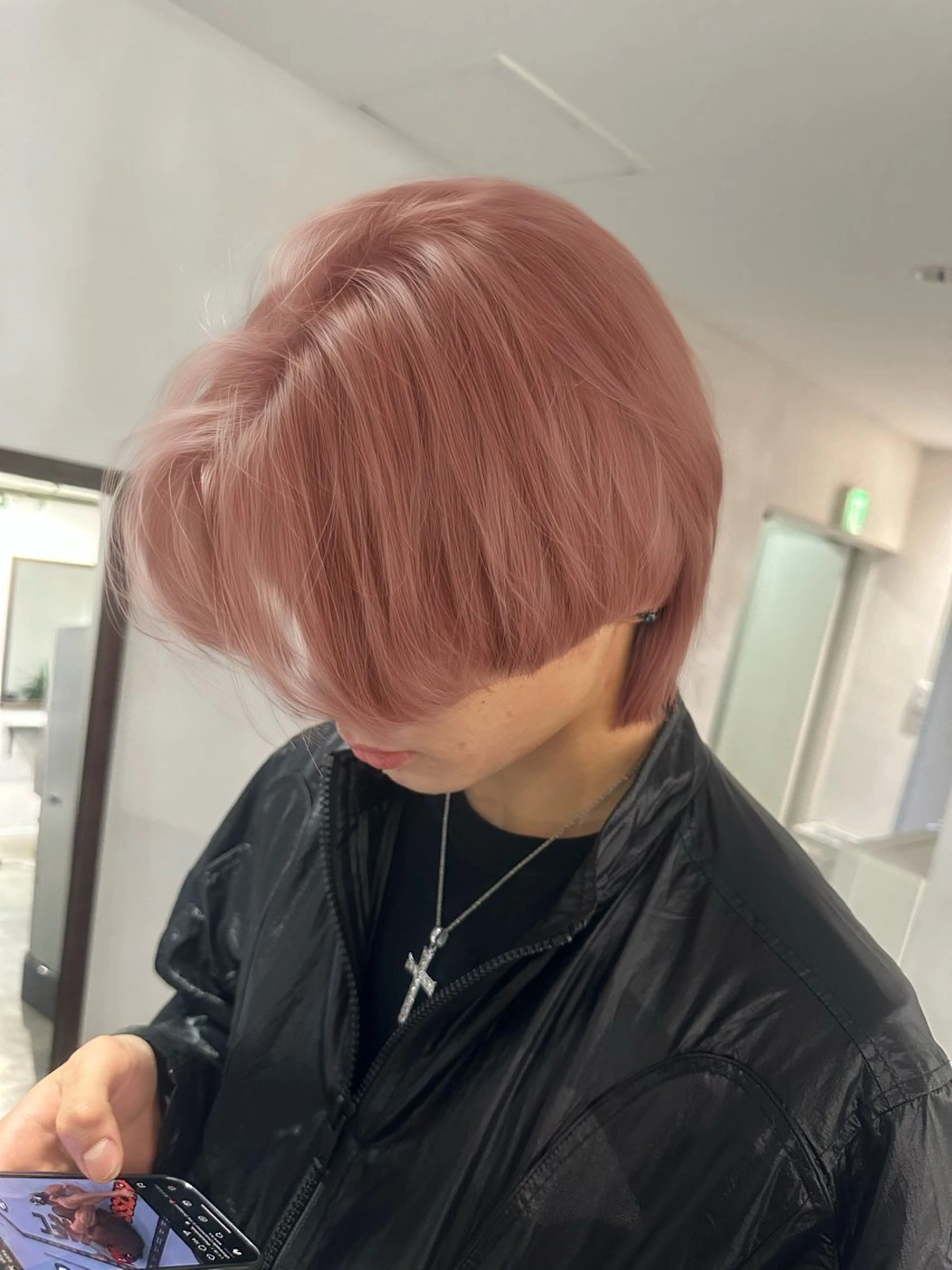 ショート カラー メンズ 【バレイヤージュ】 kentoのヘアスタイル