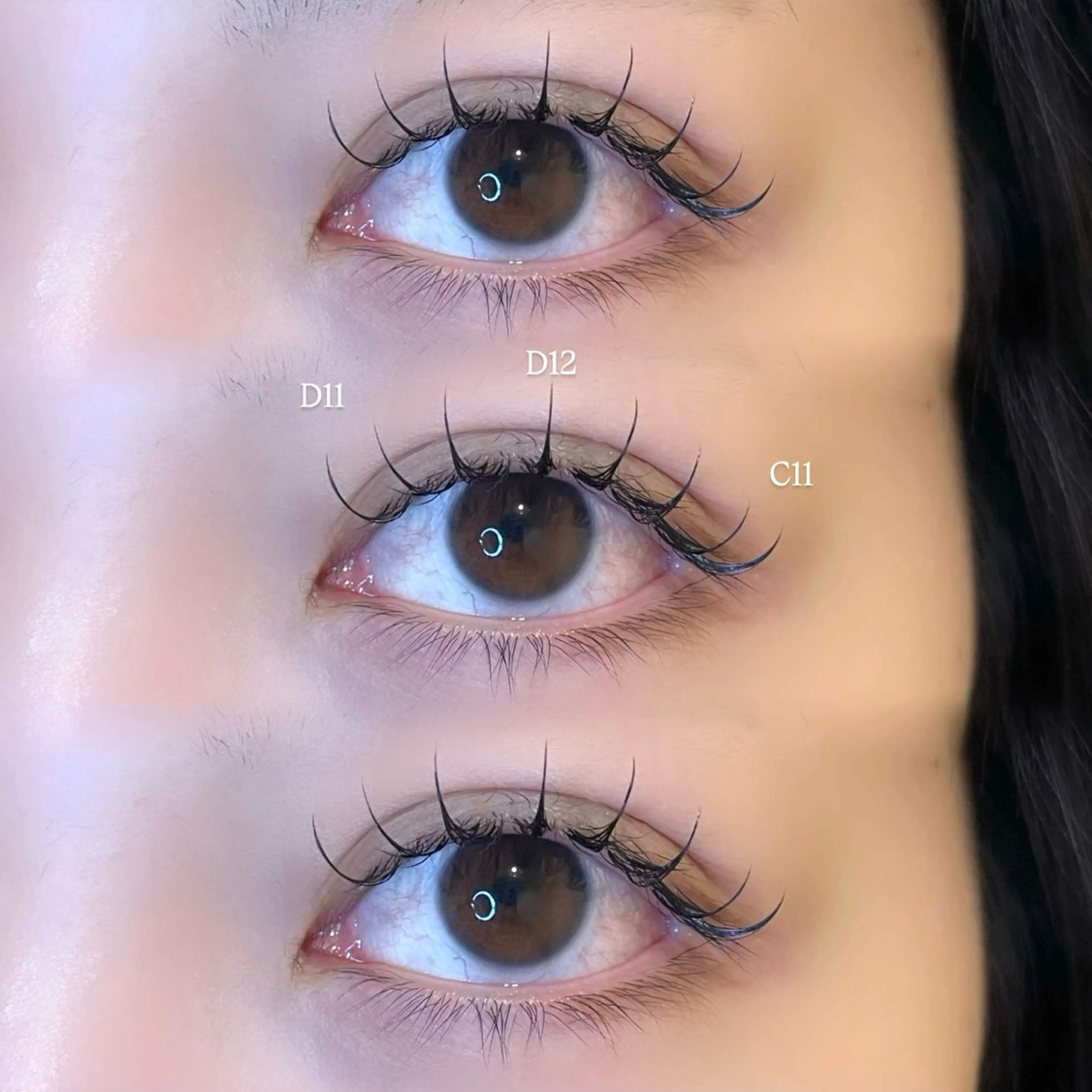 マツエク・マツパ マツエク Mell Yuuna ♡パリエク /束感のマツエク・マツパデザイン