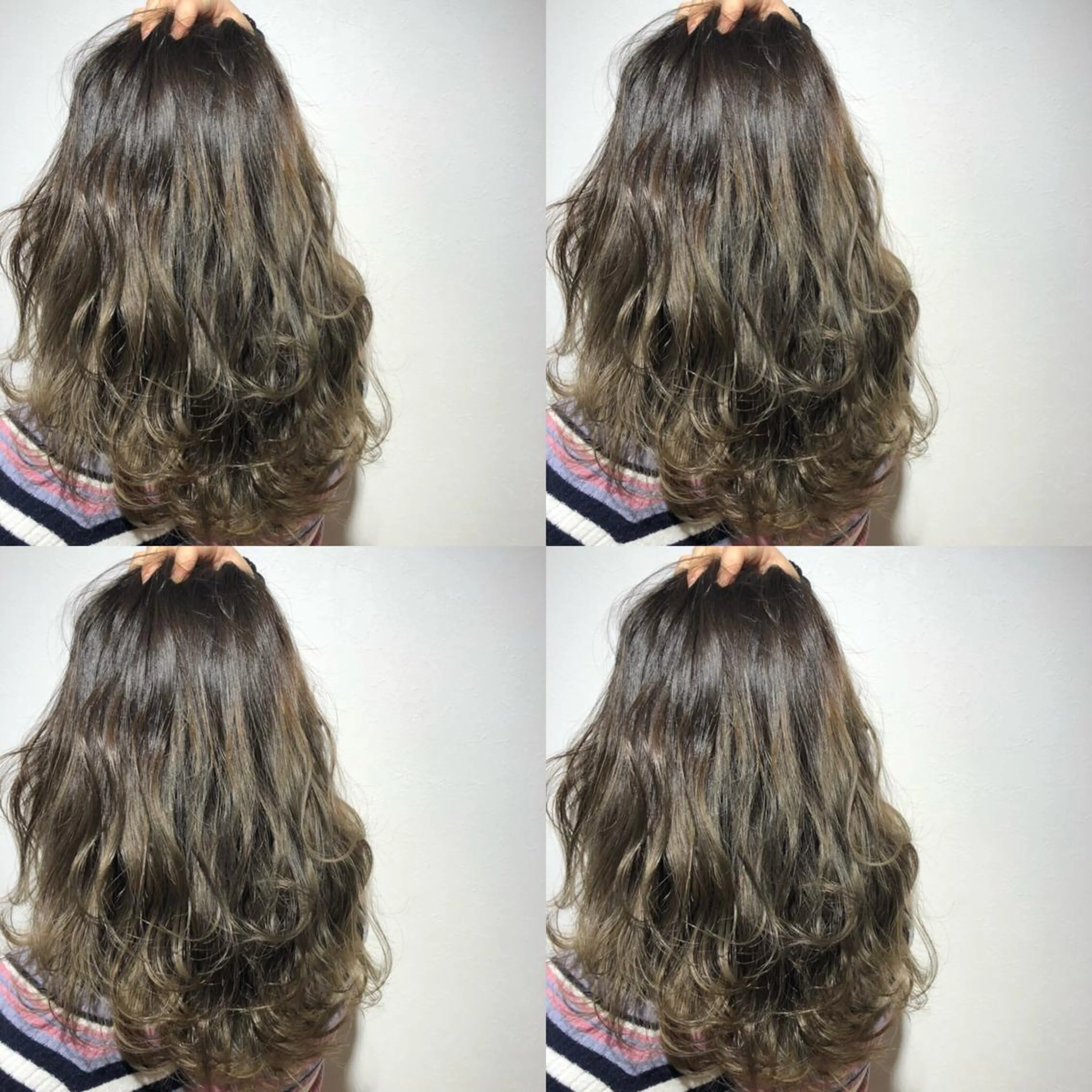 セミロング カラー ♡美髪•艶髪♡砂川 なつきのヘアスタイル