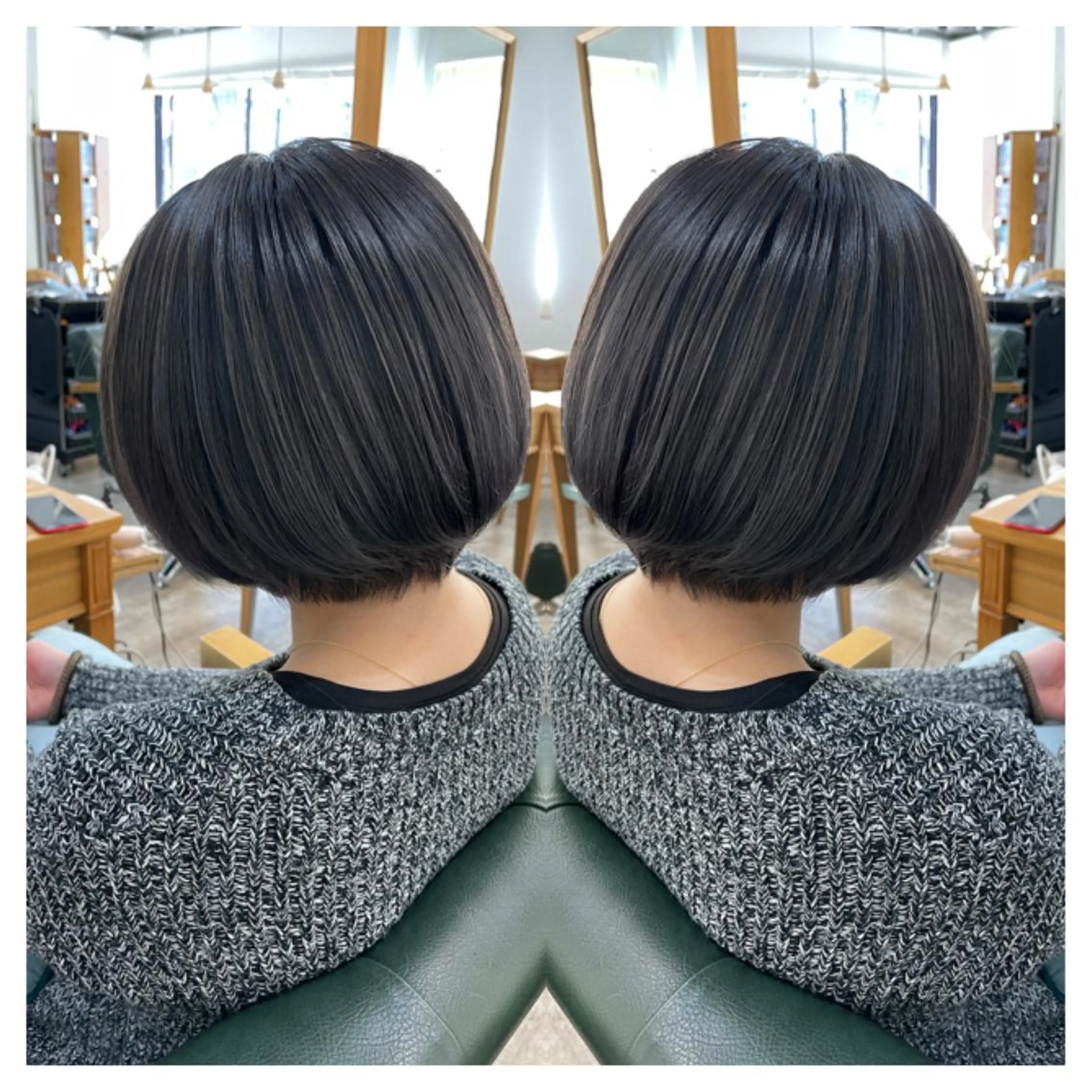 ショート カラー ヘアカラー トリートメント 村山 茉衣のヘアスタイル