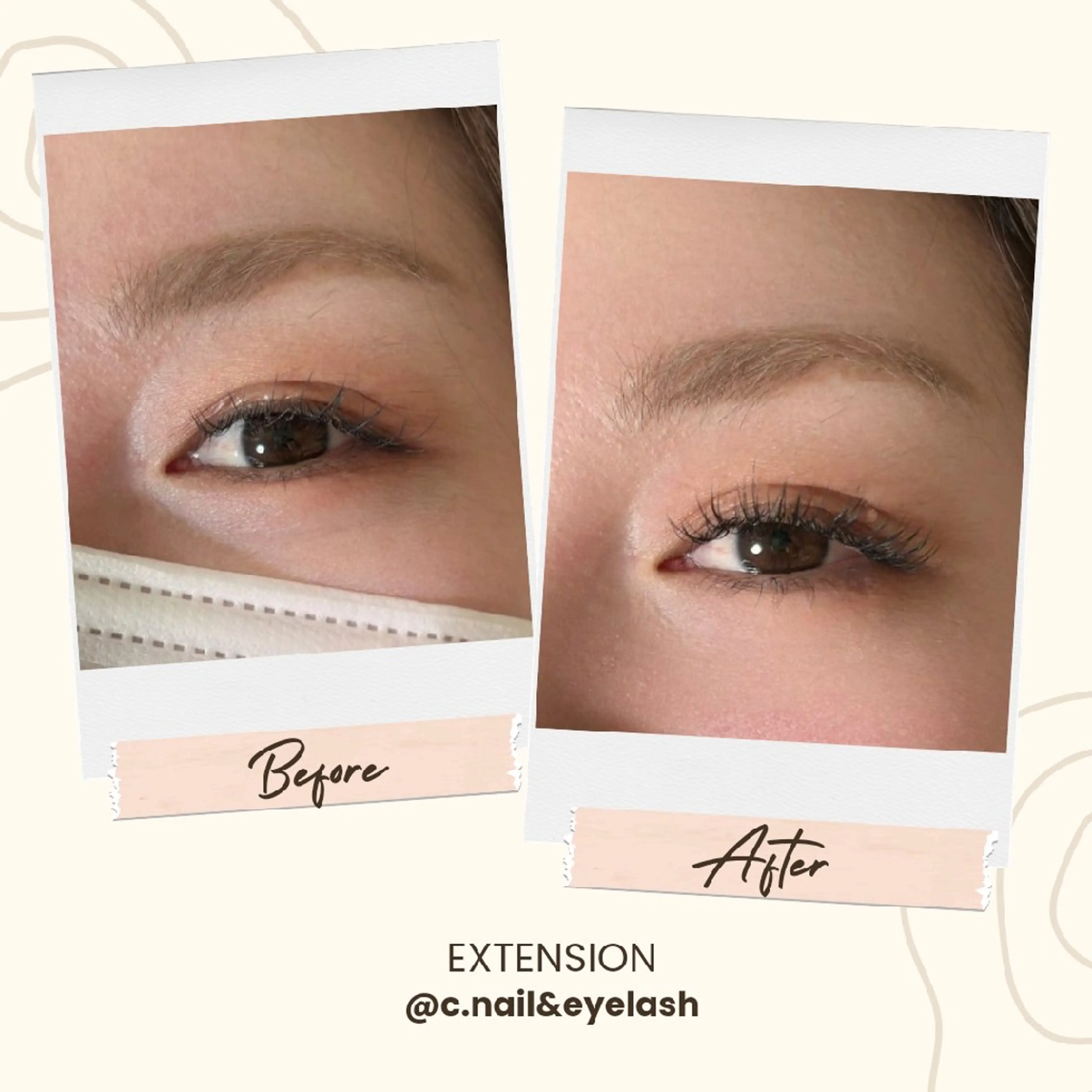マツエク・マツパ マツエク C.Nail&EYE 　chiharuのマツエク・マツパデザイン