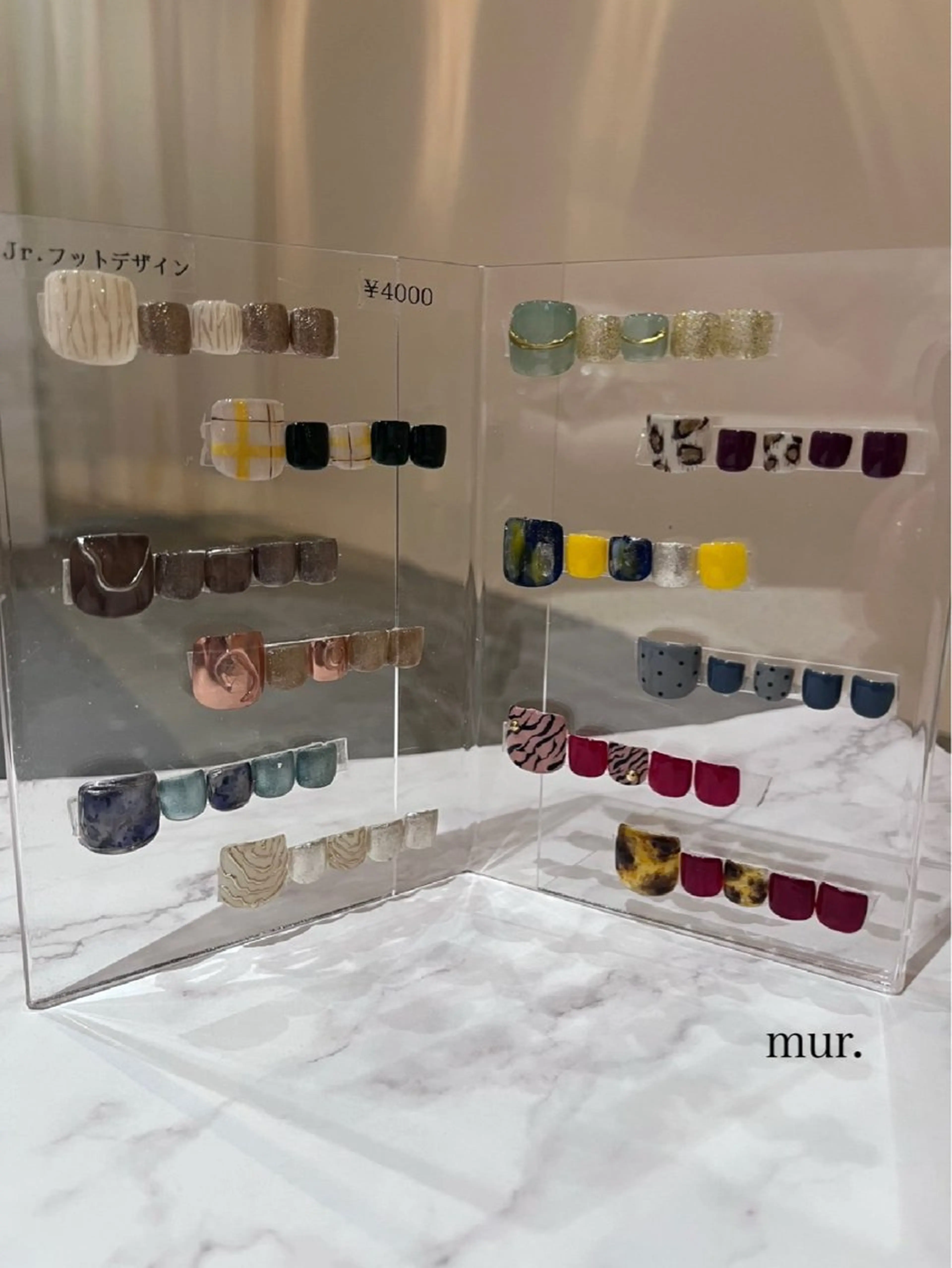 ネイル アートネイル フットネイル フットネイル nail salon　mur.所属・haruka nailのネイルデザイン