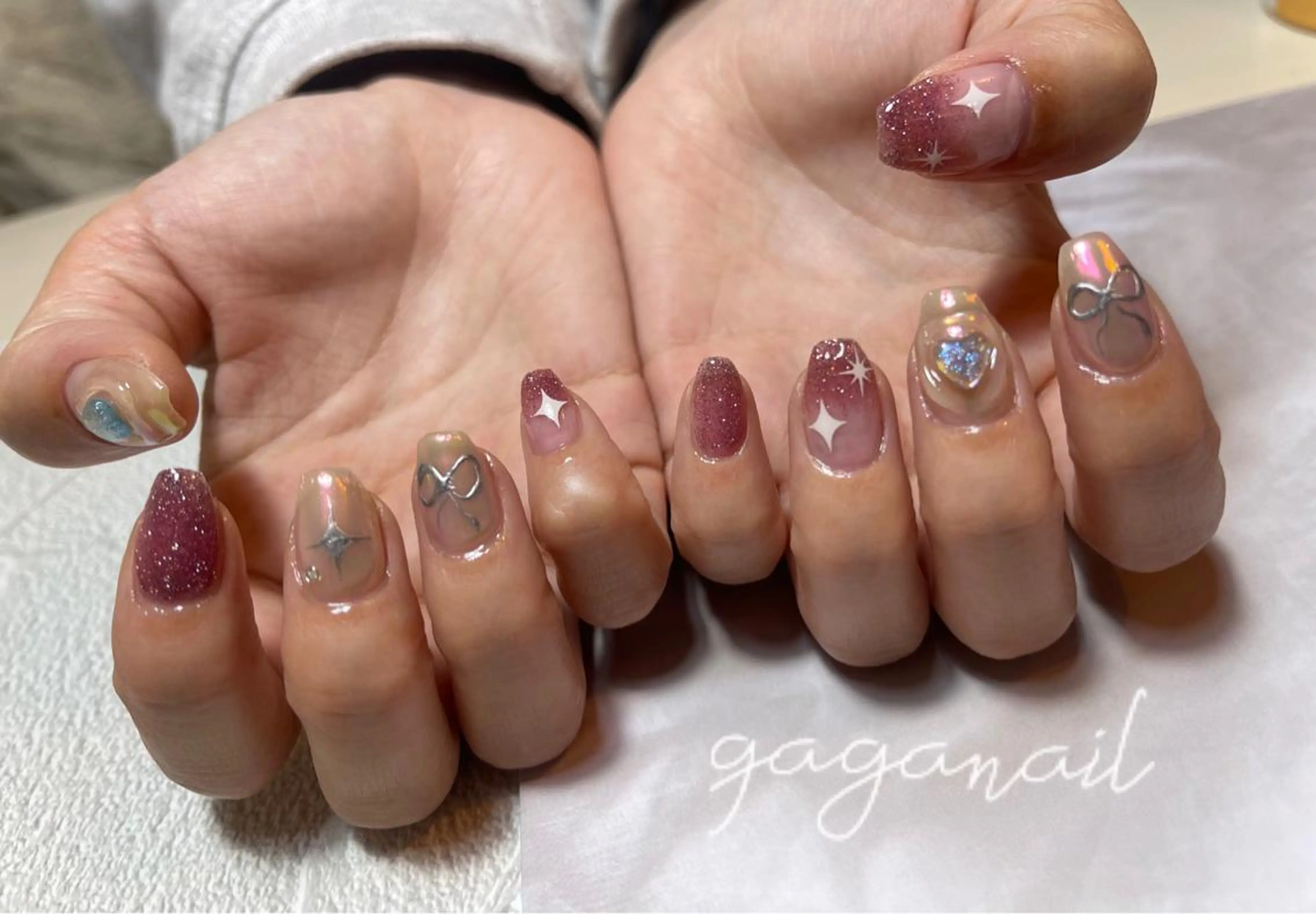 ネイル ぷっくりネイル nailsalon gagaのネイルデザイン