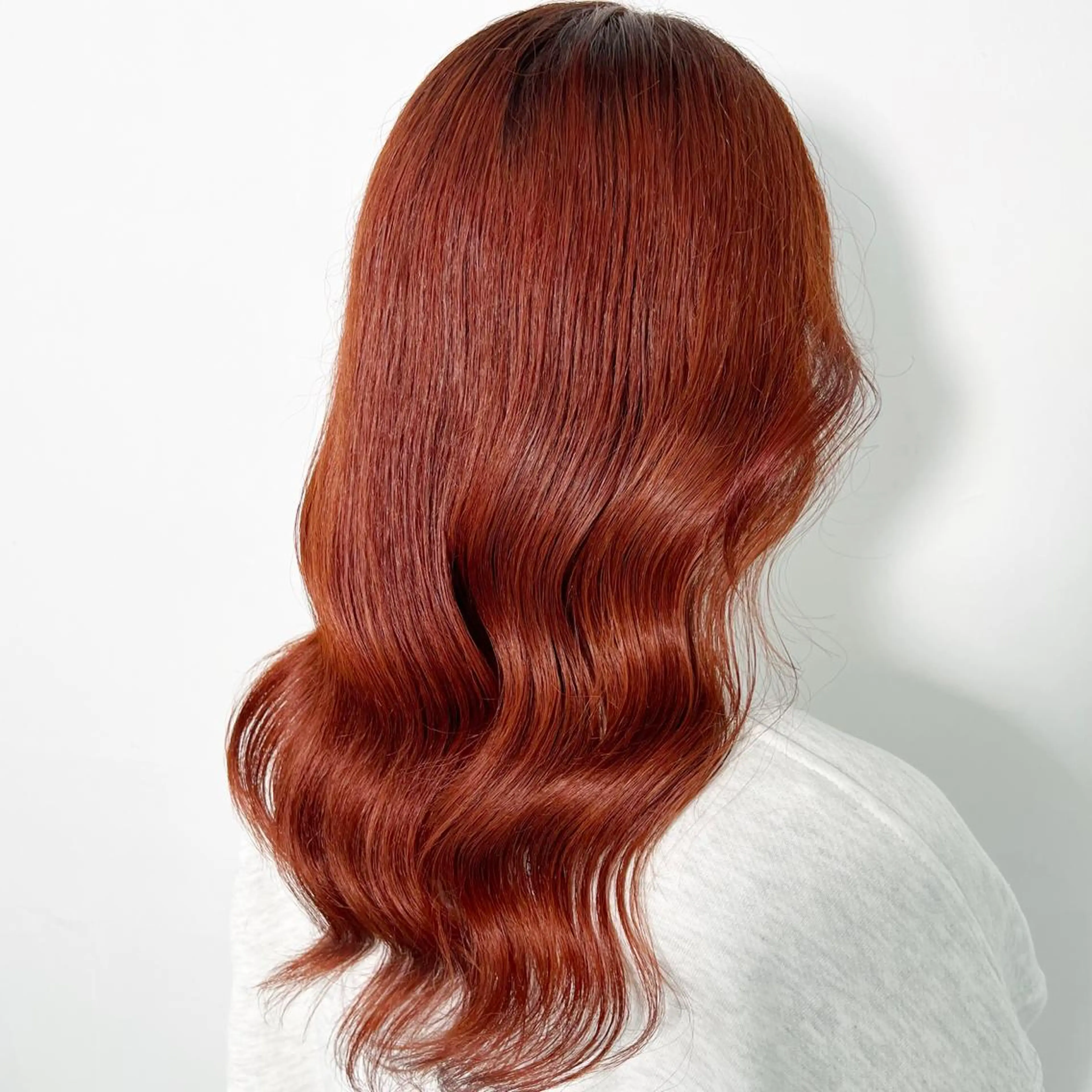 ロング カラー ヘアアレンジ ベージュカラー ブリーチ ケアブリーチ オレンジ オレンジベージュ カット ヘアカラー トリートメント 大橋 拓巳のヘアスタイル