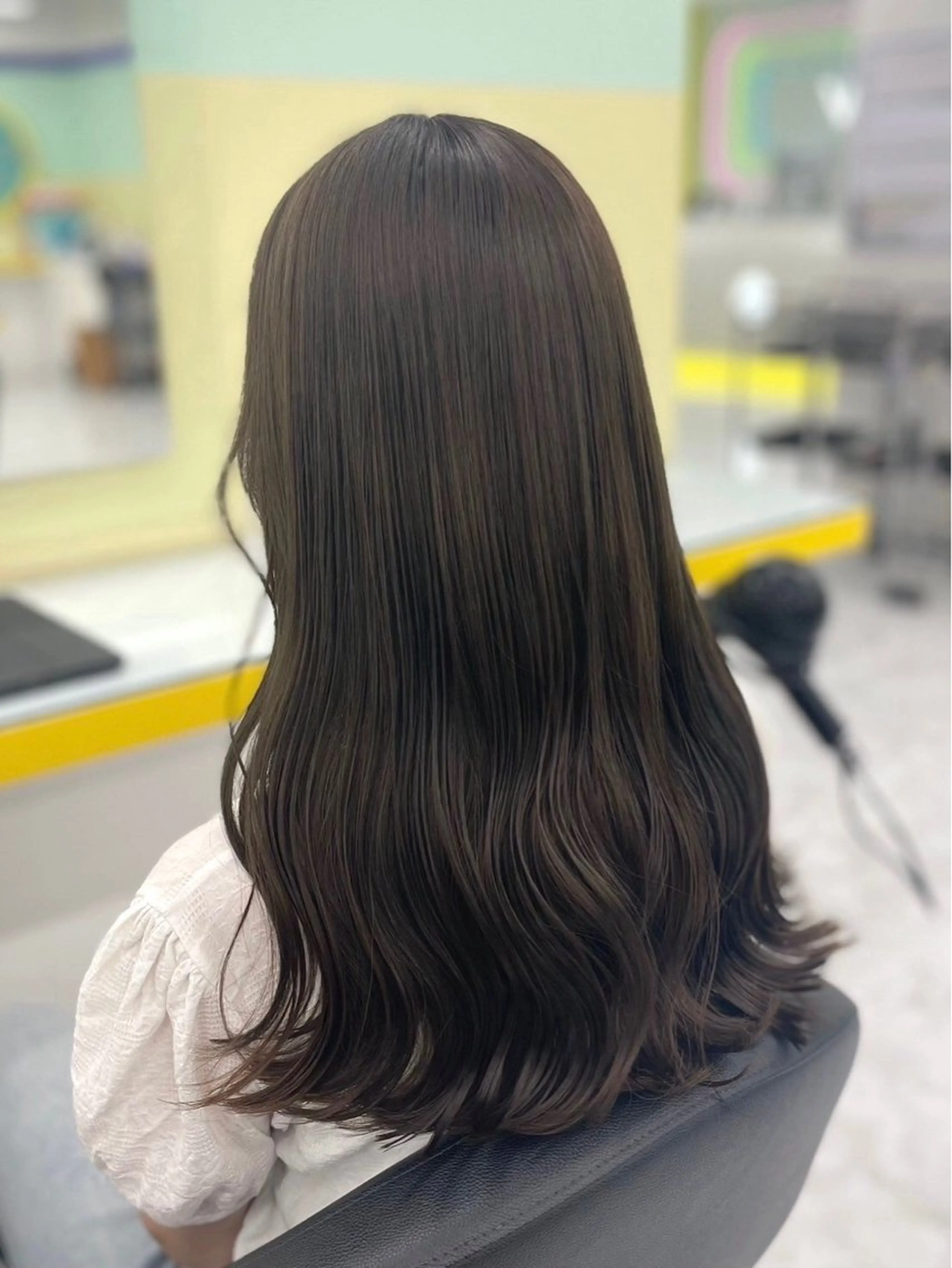 ロング カラー ヘアアレンジ Ryo横浜韓国ヘア/ ハイトーン/ウルフのヘアスタイル