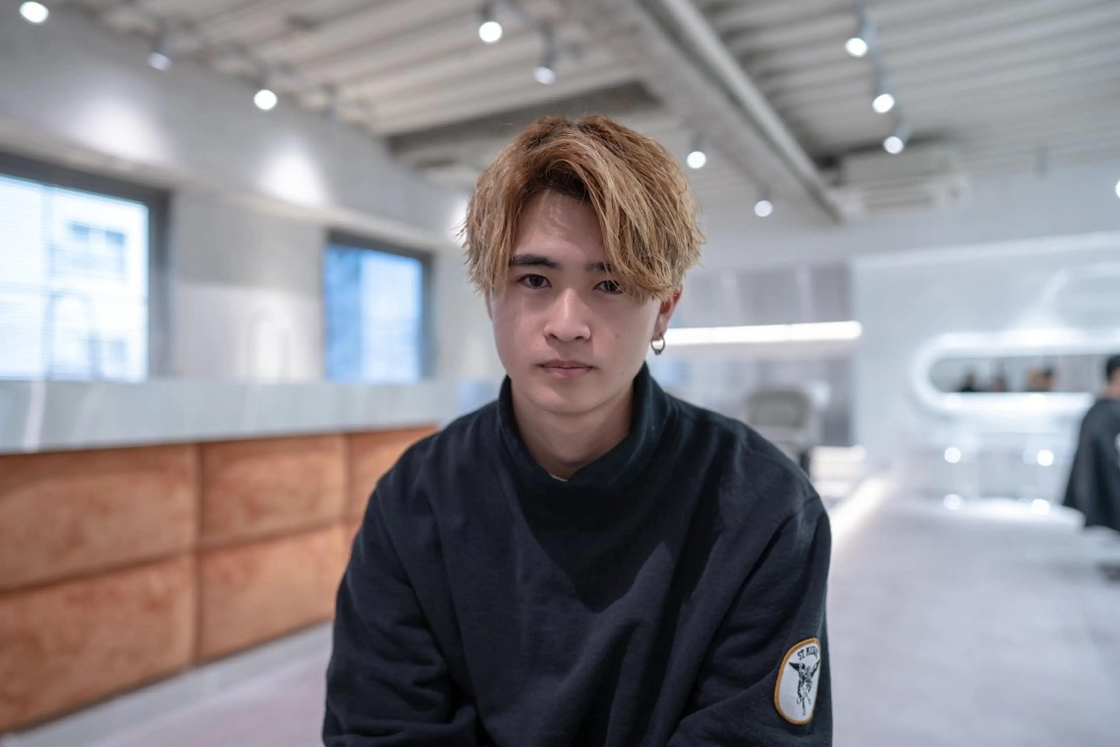 ショート カラー パーマ メンズ カット ヘアカラー パーマ トリートメント 波巻きスパイラルパー マ/シャドウパーマ駿のヘアスタイル