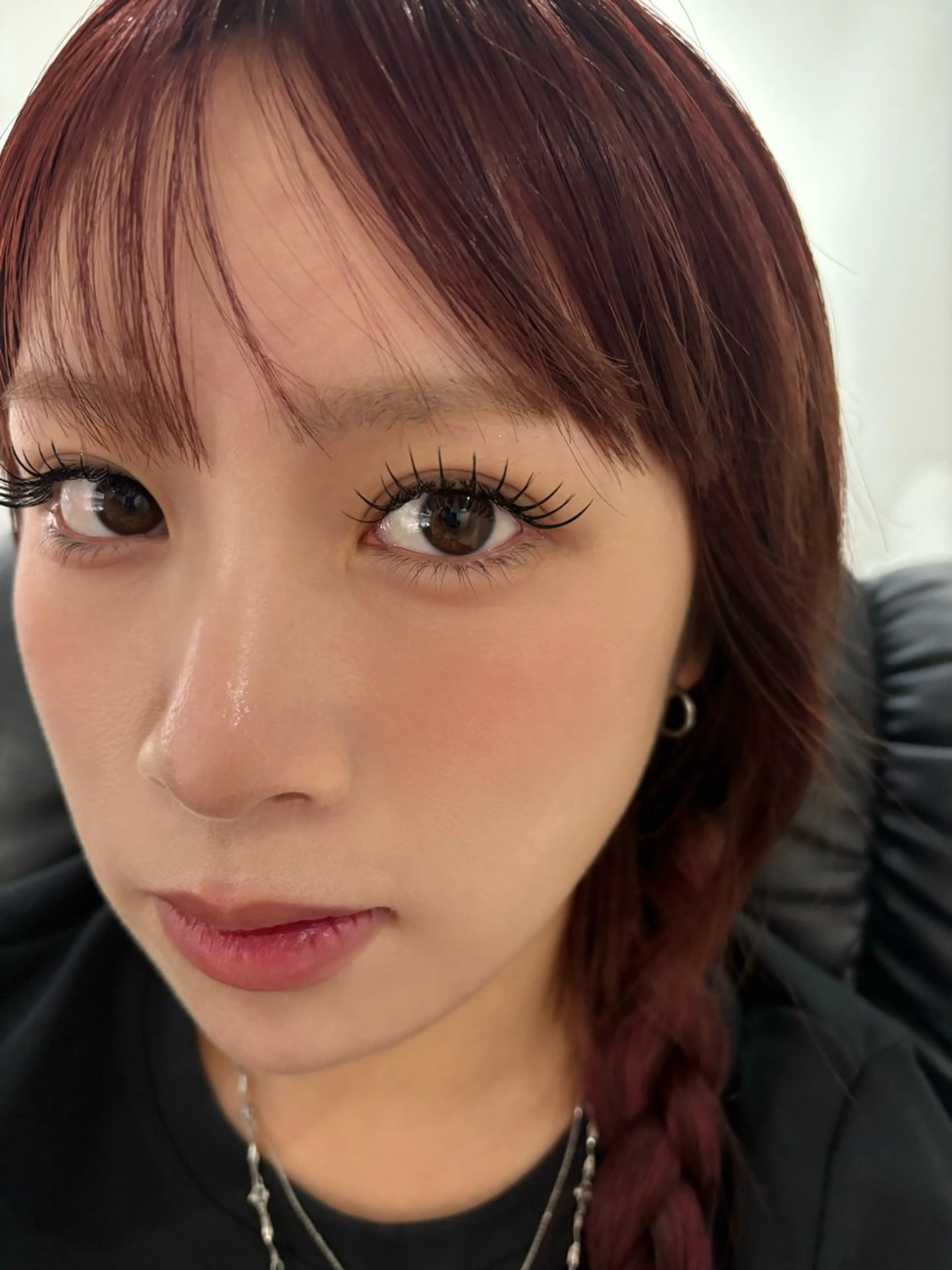 【LEDまつエク⚗️】フラットラッシュ★オフ込み◎まつエクメニューの＋¥500でLEDに変更可能です💋の写真