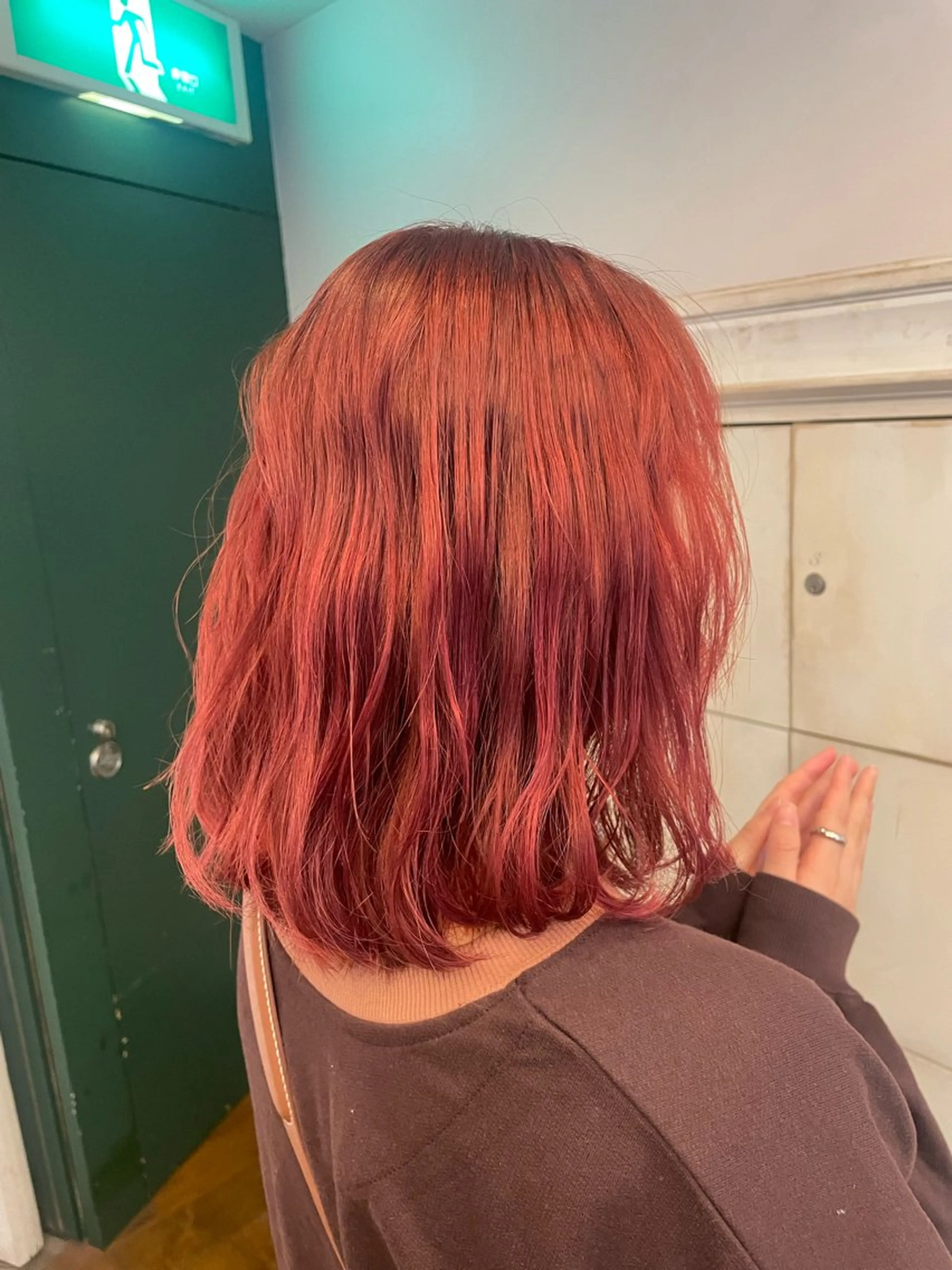 ミディアム カラー ブリーチ ヘアカラー ラティアンヌイグレック所属・梅田/髪質改善/ レイヤーカットミヅキのヘアスタイル