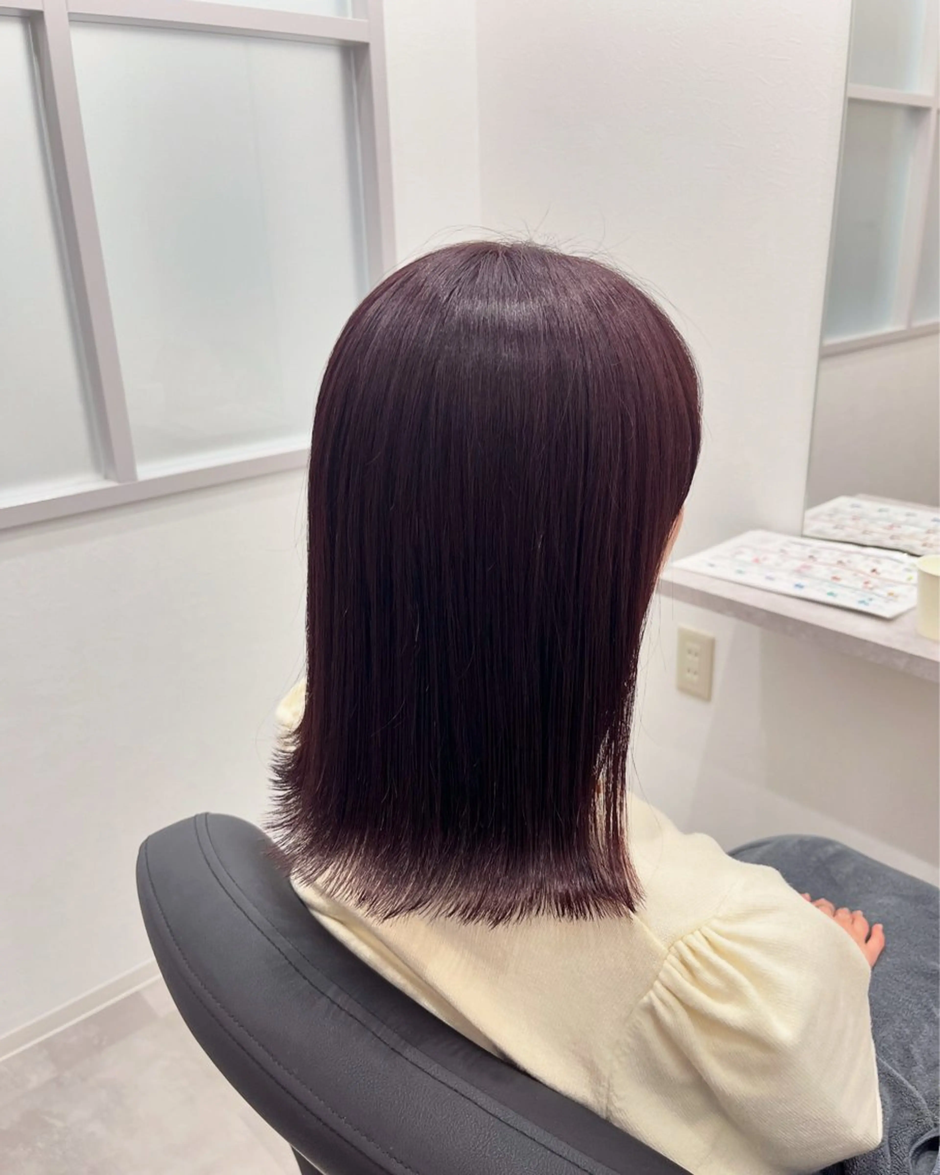 ミディアム カラー ゆうか 🤍のヘアスタイル