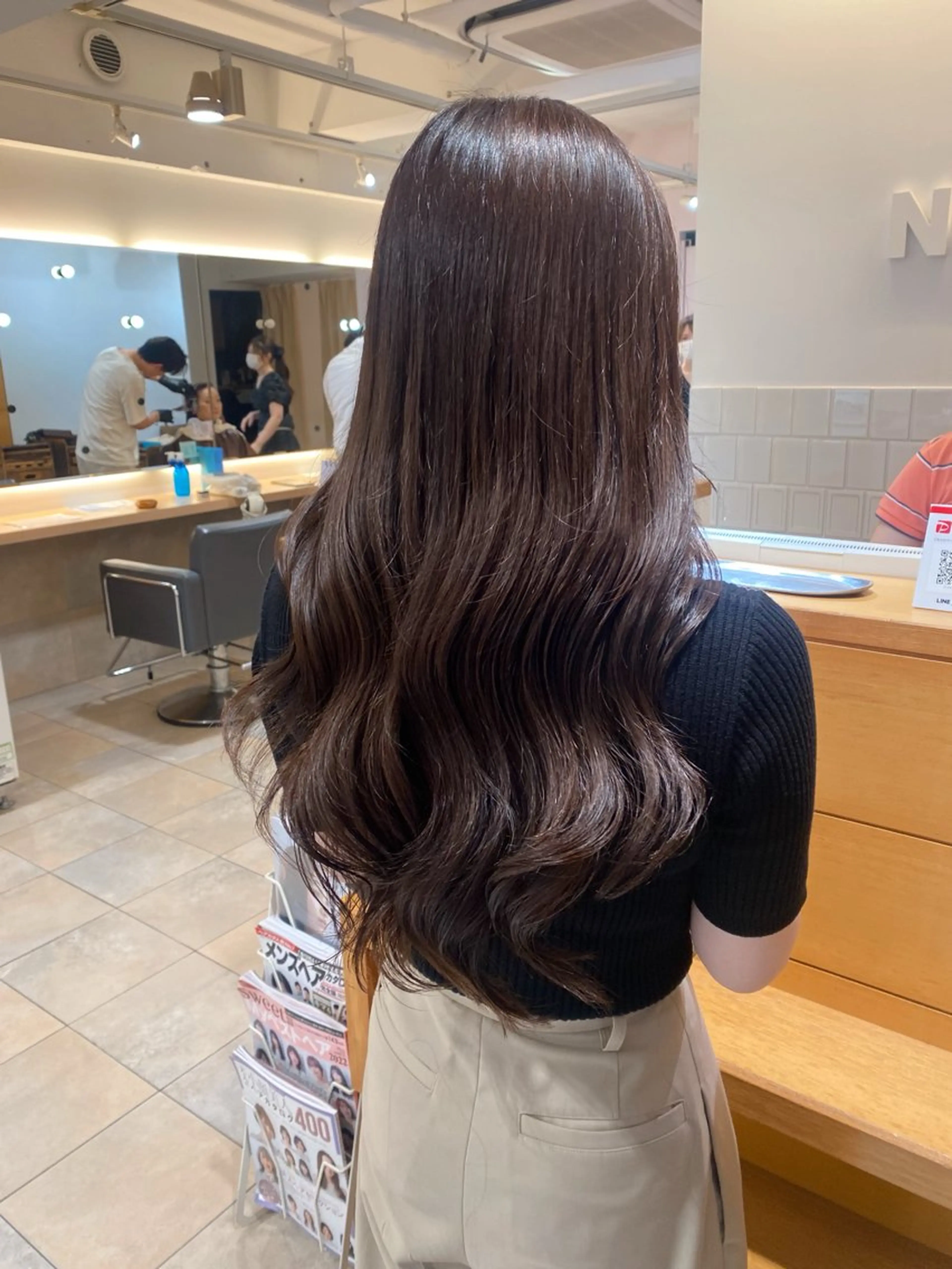ロング カラー ヘアカラー 谷川 あかりのヘアスタイル