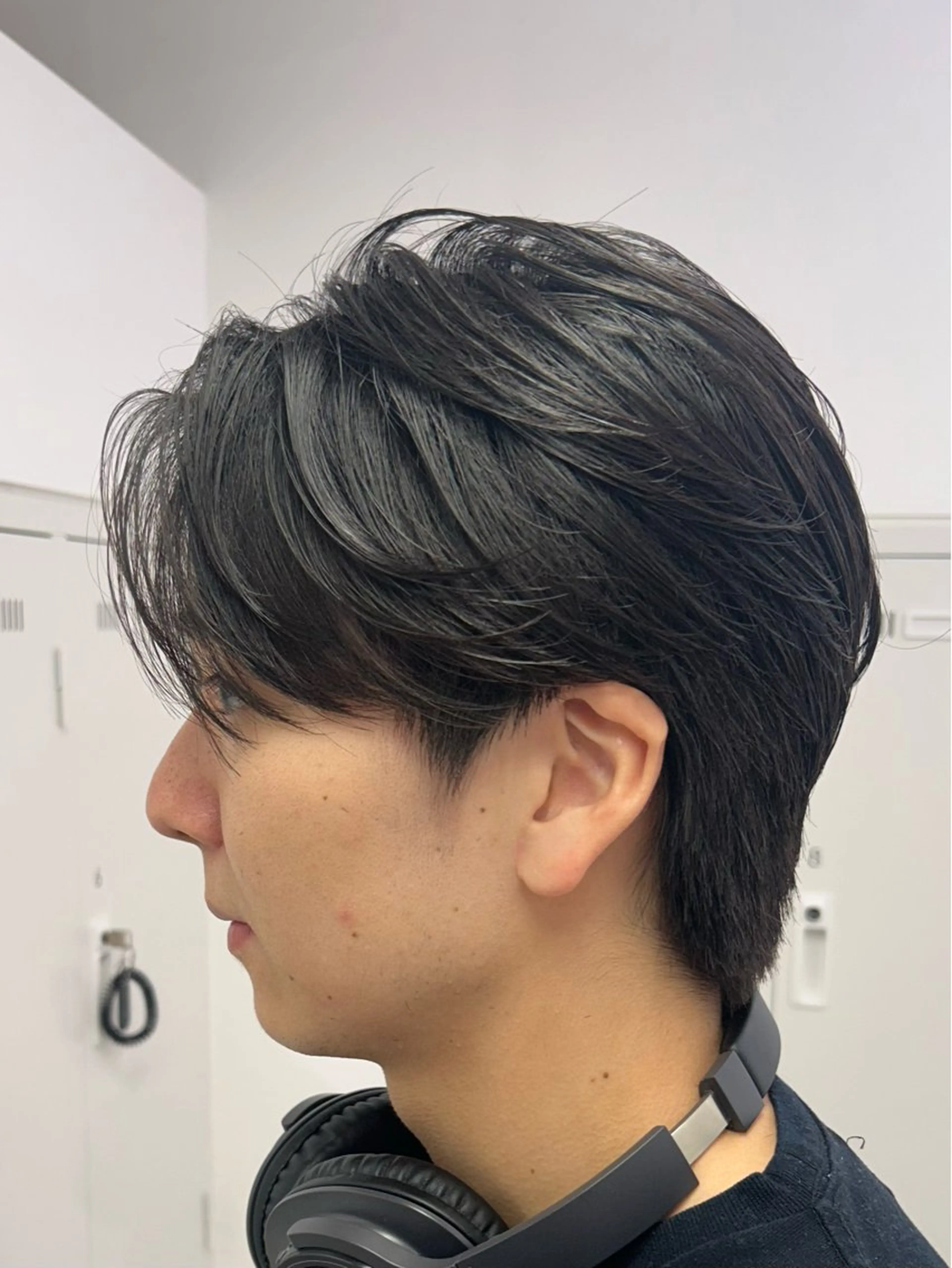 ミディアム パーマ メンズ カット パーマ ♠️メンズ特化／ 社 由樹♠️のヘアスタイル