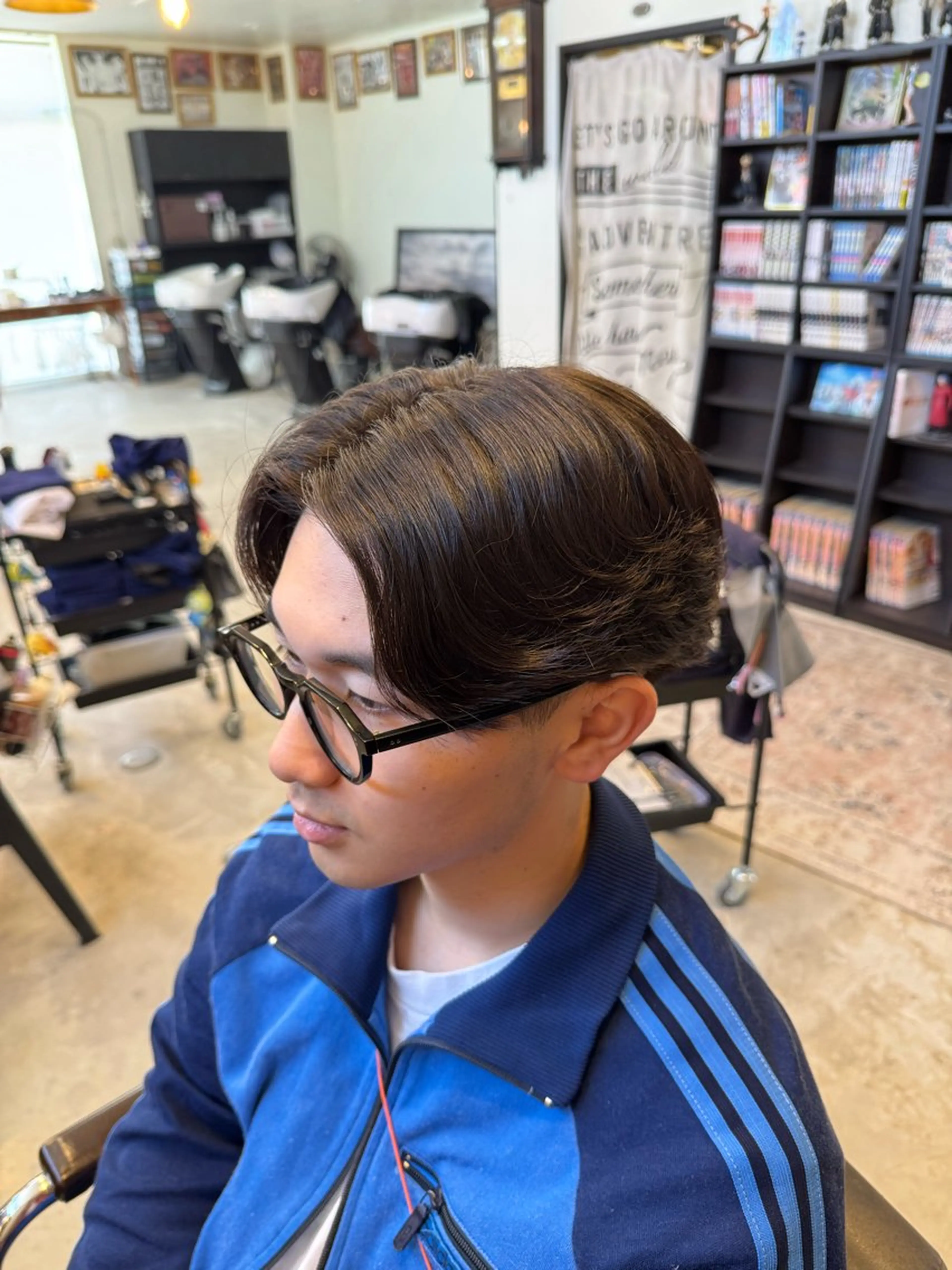 カット+ニュアンスパーマの写真