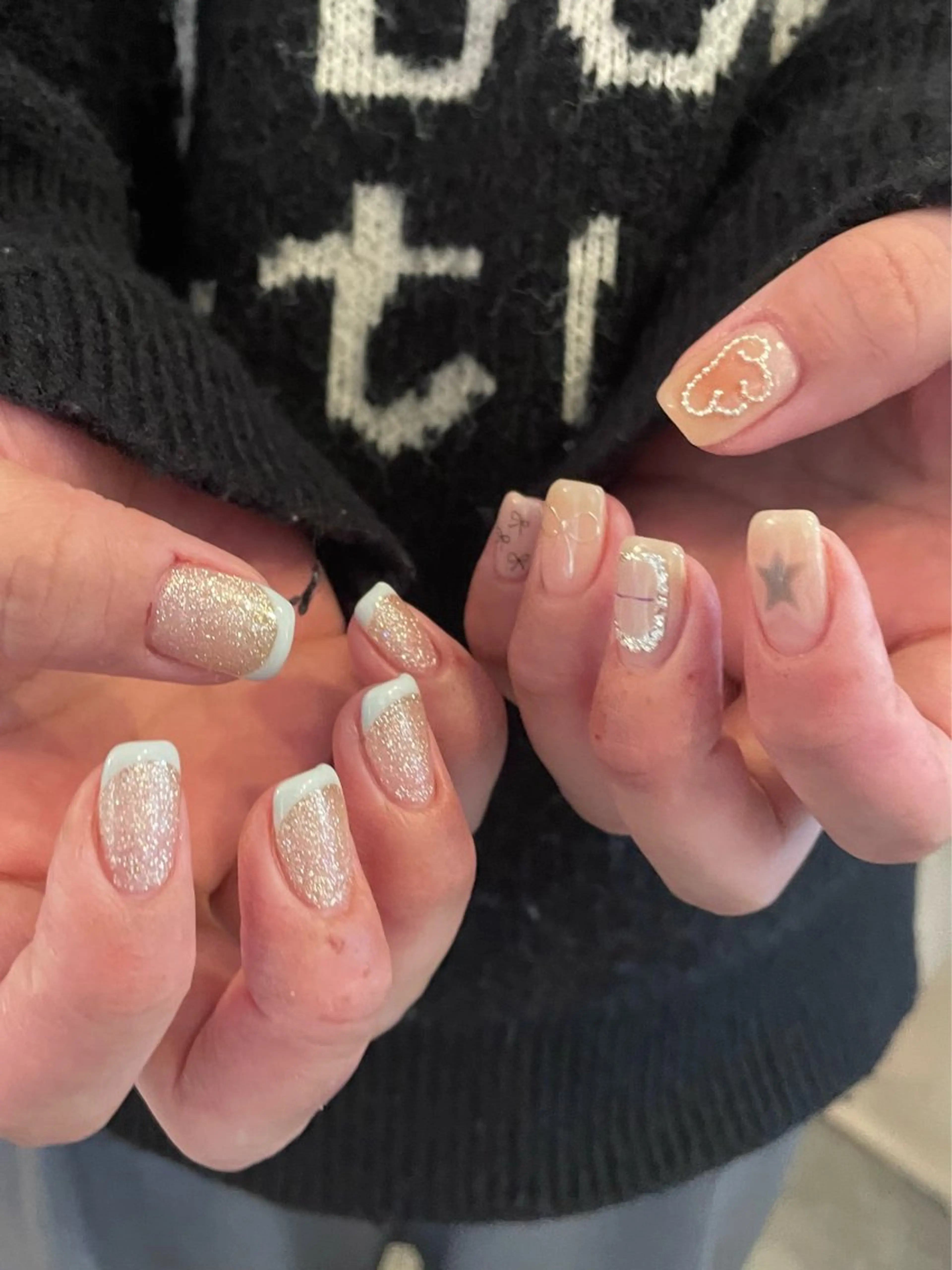 ネイル 韓国ネイル ハンドネイル roof nailのネイルデザイン