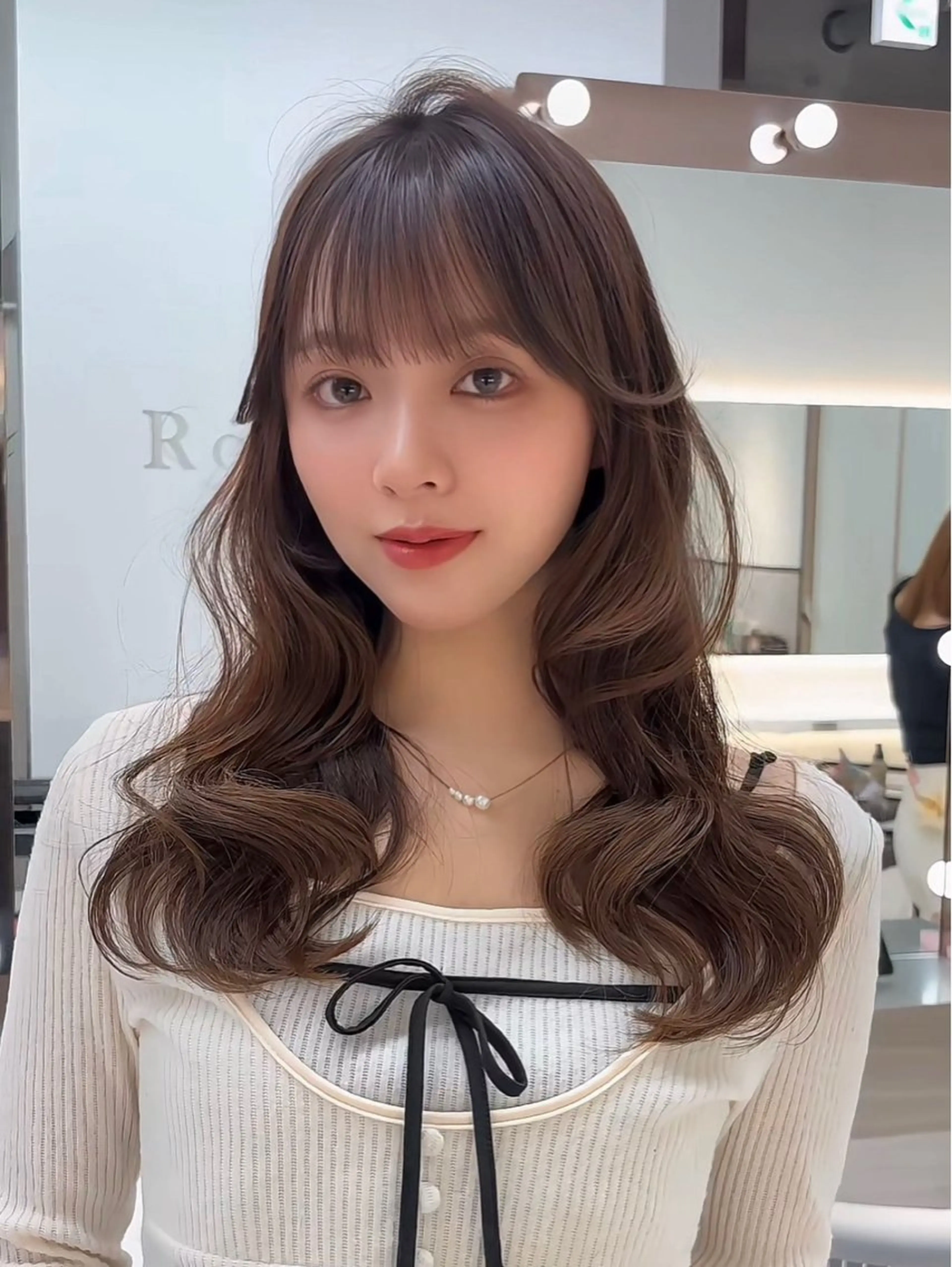 ミディアム カラー 髪質改善 レイヤーカット 縮毛矯正 【美髪矯正) 吉村　清志のヘアスタイル