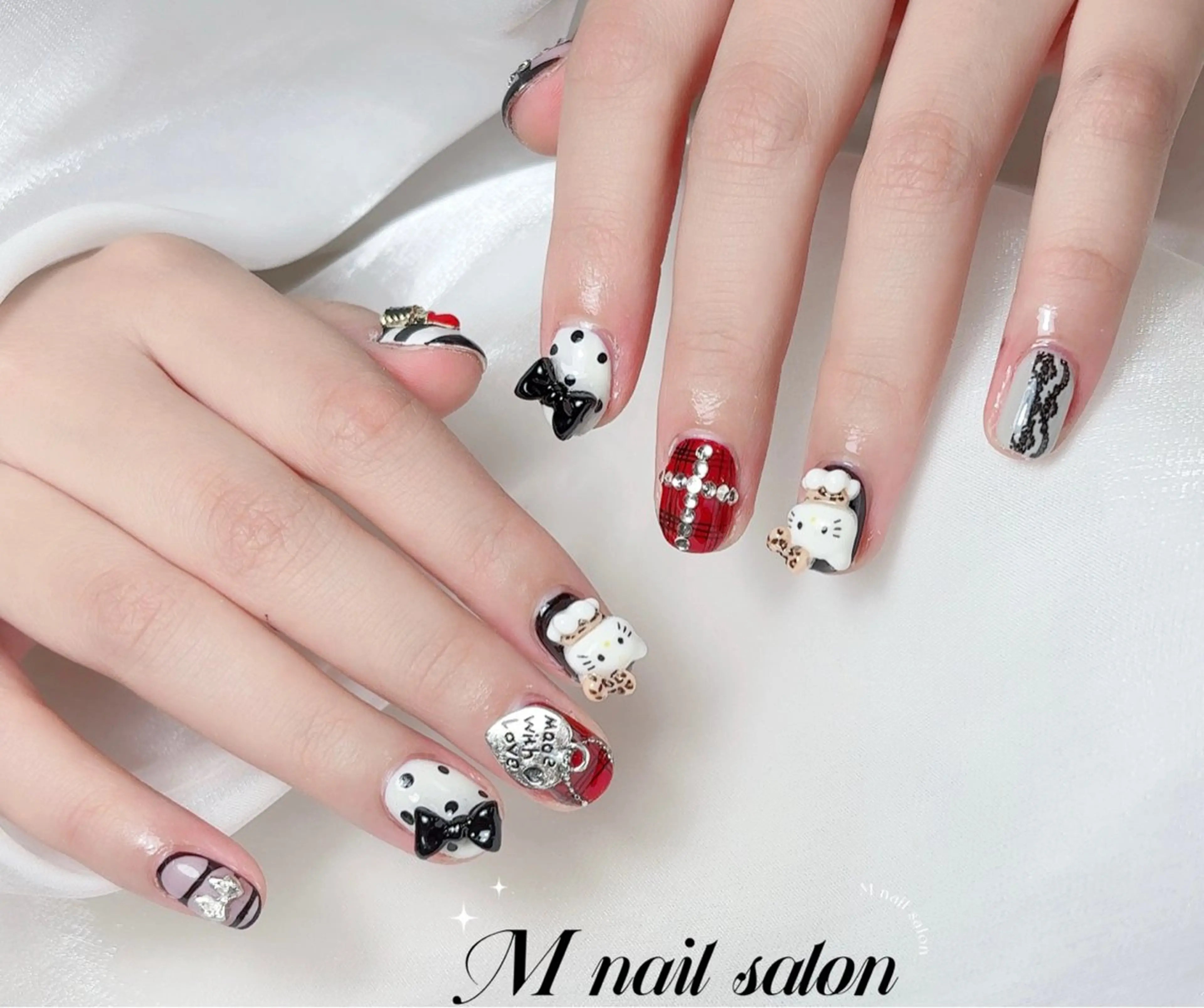 ネイル ハンドネイル M🌷nail 長さだし専門店のネイルデザイン