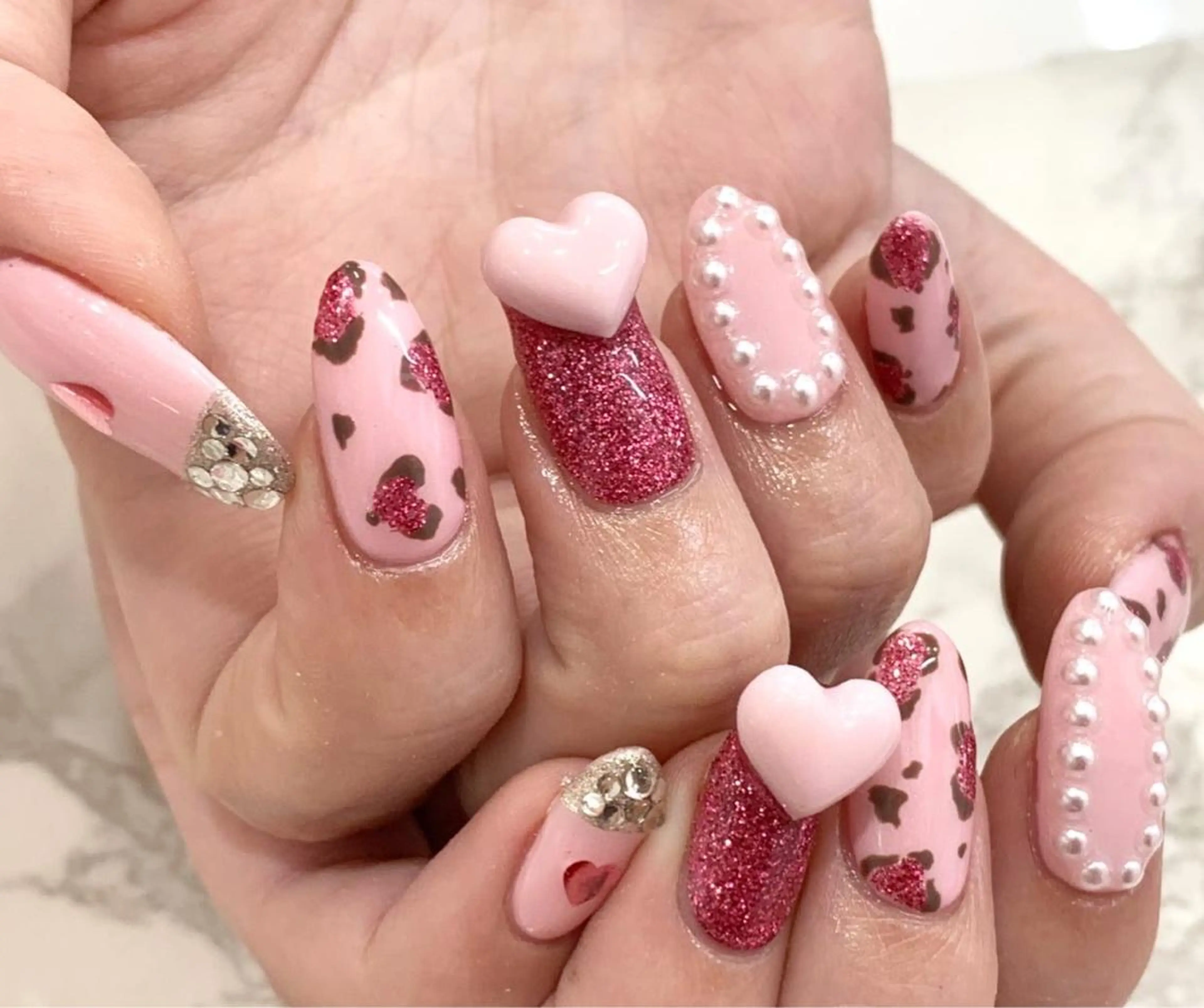 セミロング カラー メンズ キッズ ネイル NAILSGOGO shibuyaのネイルデザイン