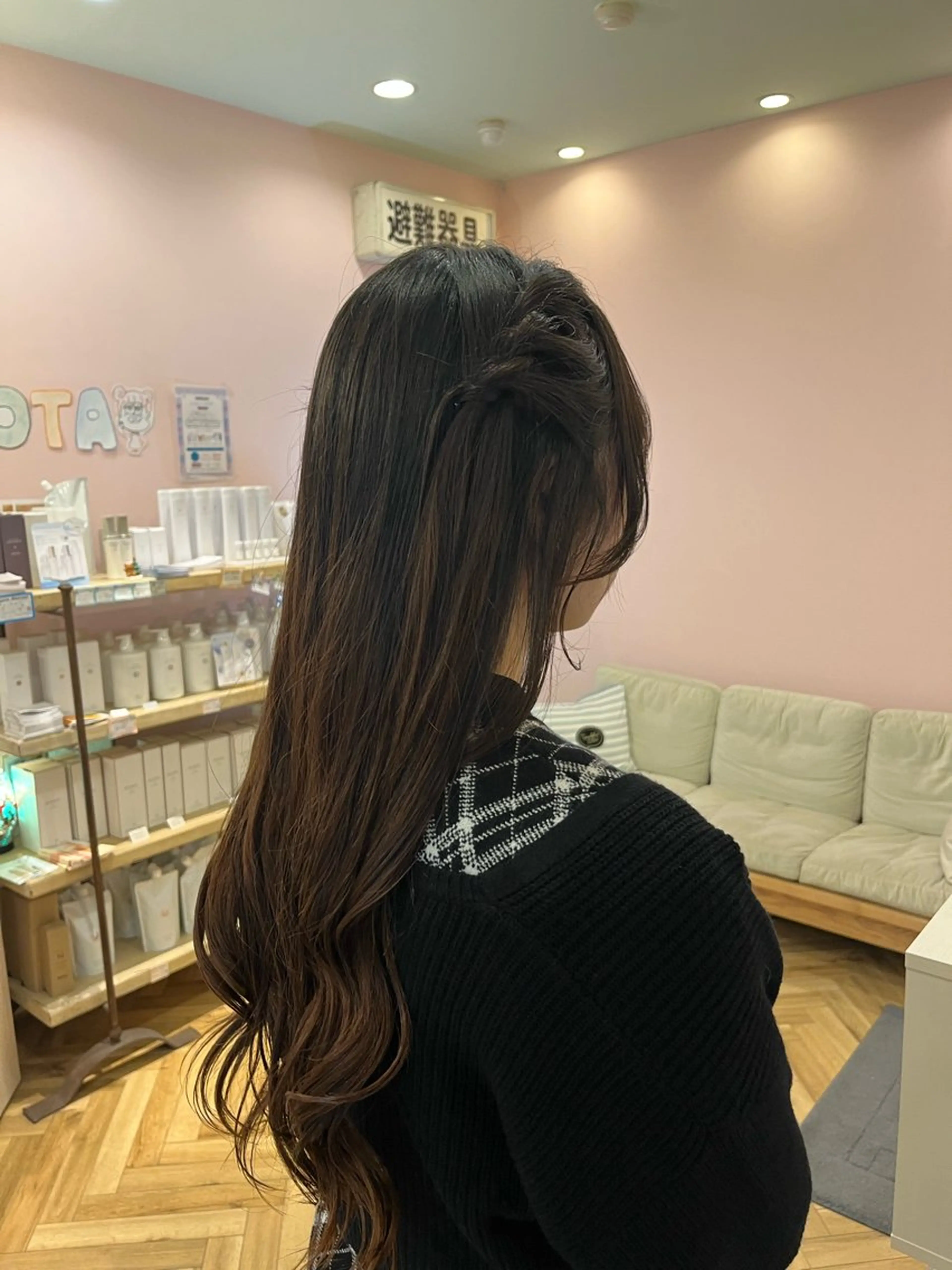 ロング ヘアアレンジ メンズパーマモデル ／浅野未来🌼.*のヘアスタイル