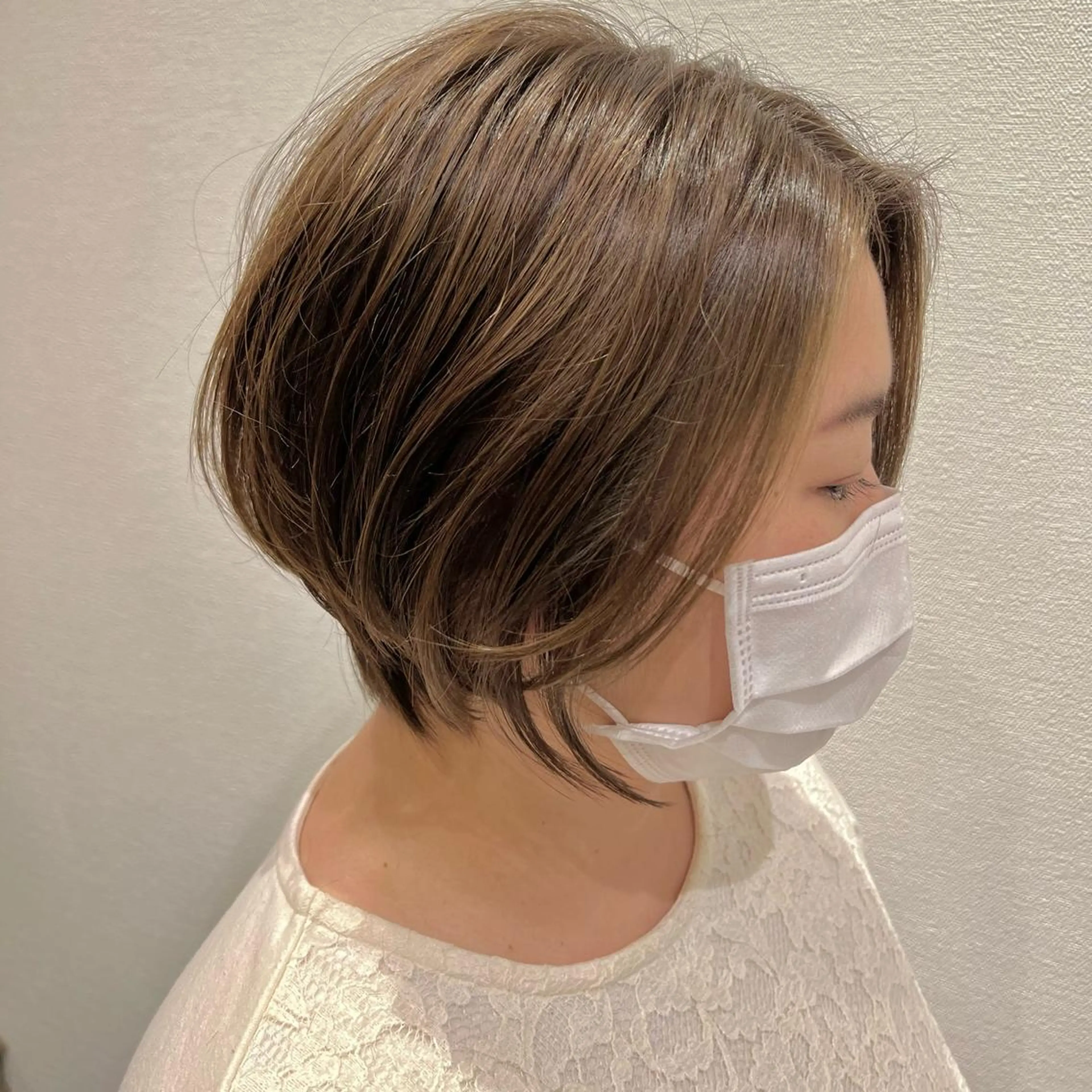 ショート カット ヘアカラー トリートメント 大人ショート/ 高下将一のヘアスタイル