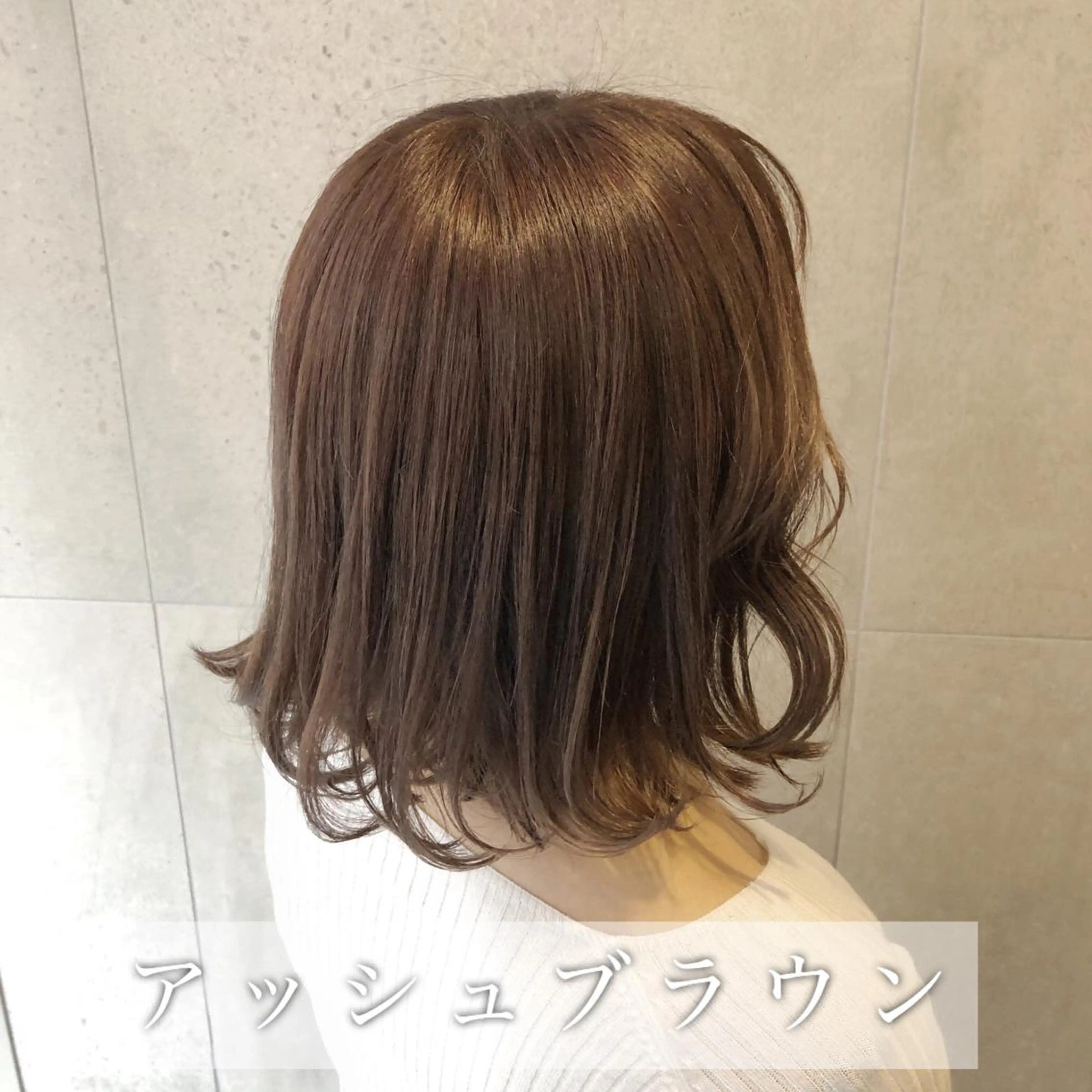 ミディアム カラー 山中 優 🎨モテ髪colorのヘアスタイル