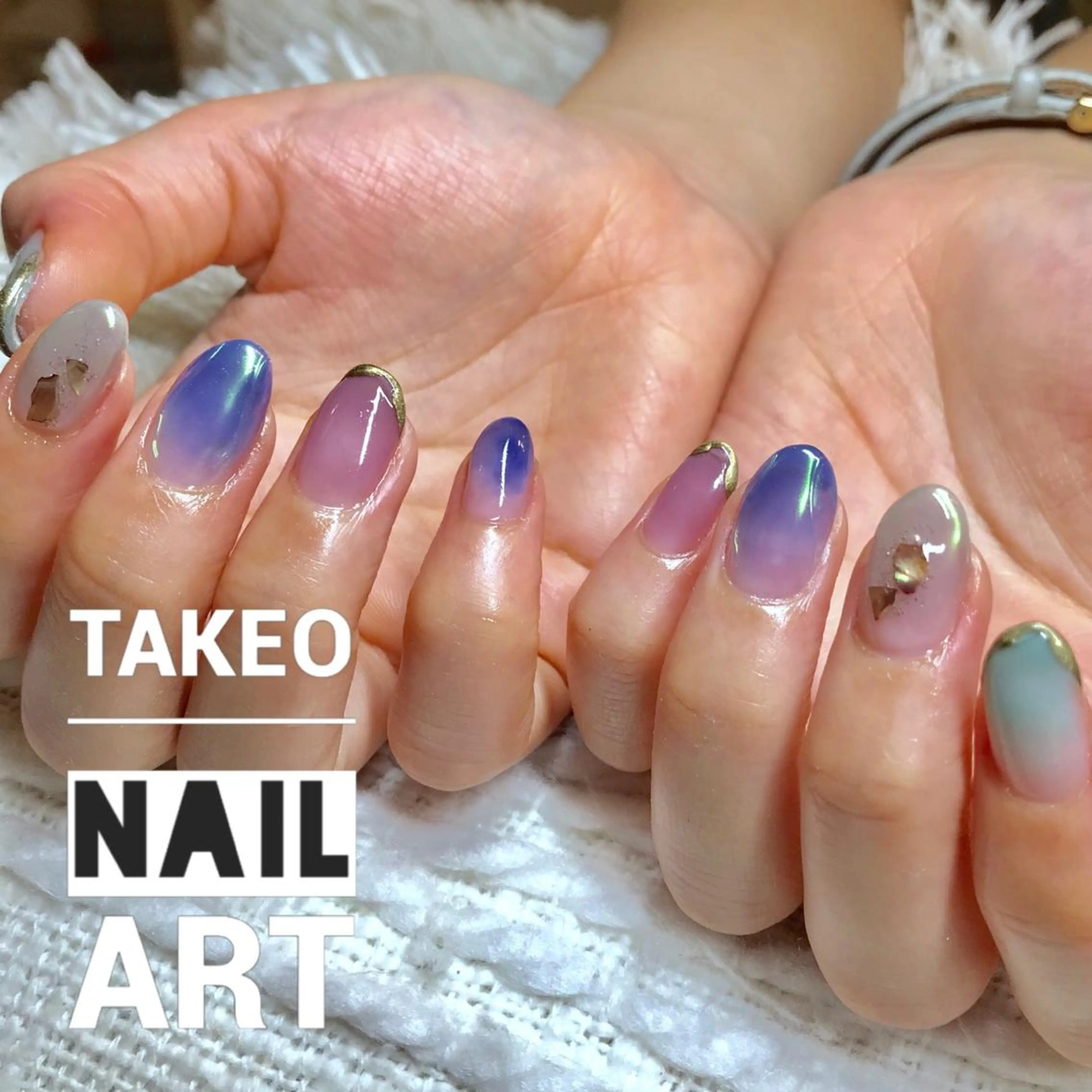 ミディアム ネイル nail&eye Aoのマツエク・マツパデザイン