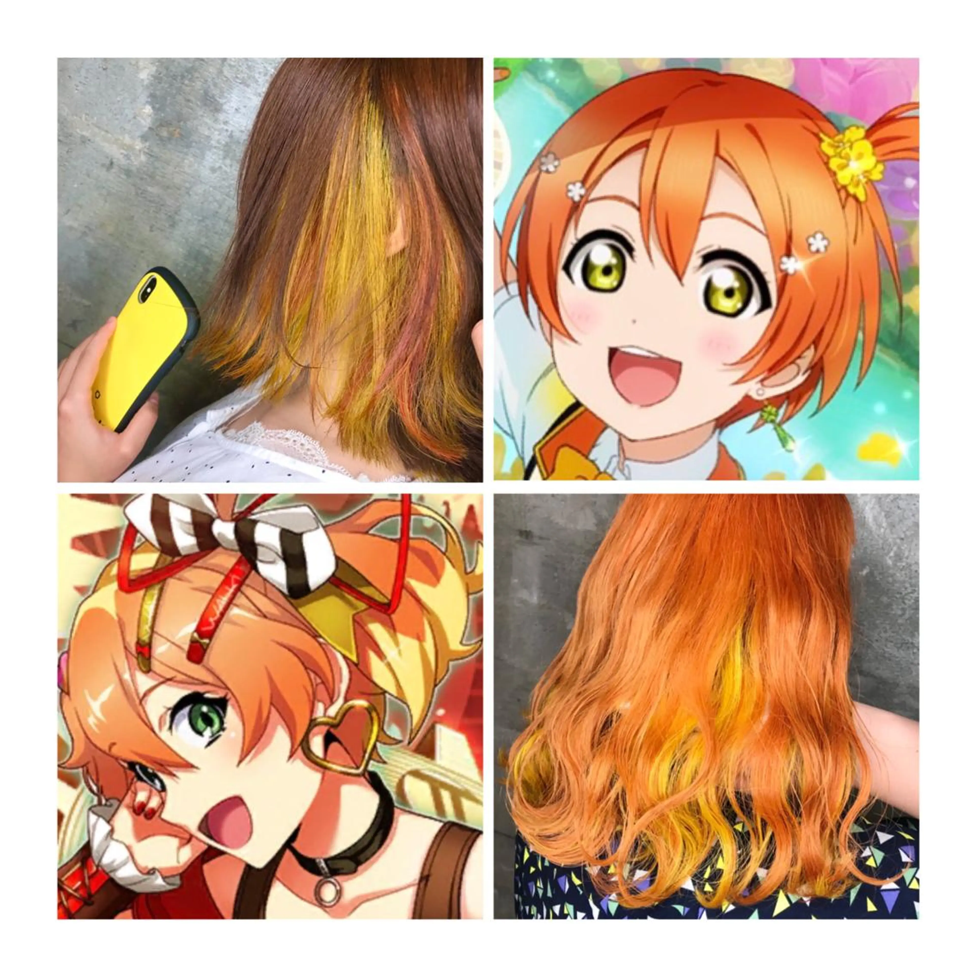 ミディアム カラー GARU-ガル-所属・TSUNO🦖 派手髪/オタク美容師のヘアスタイル