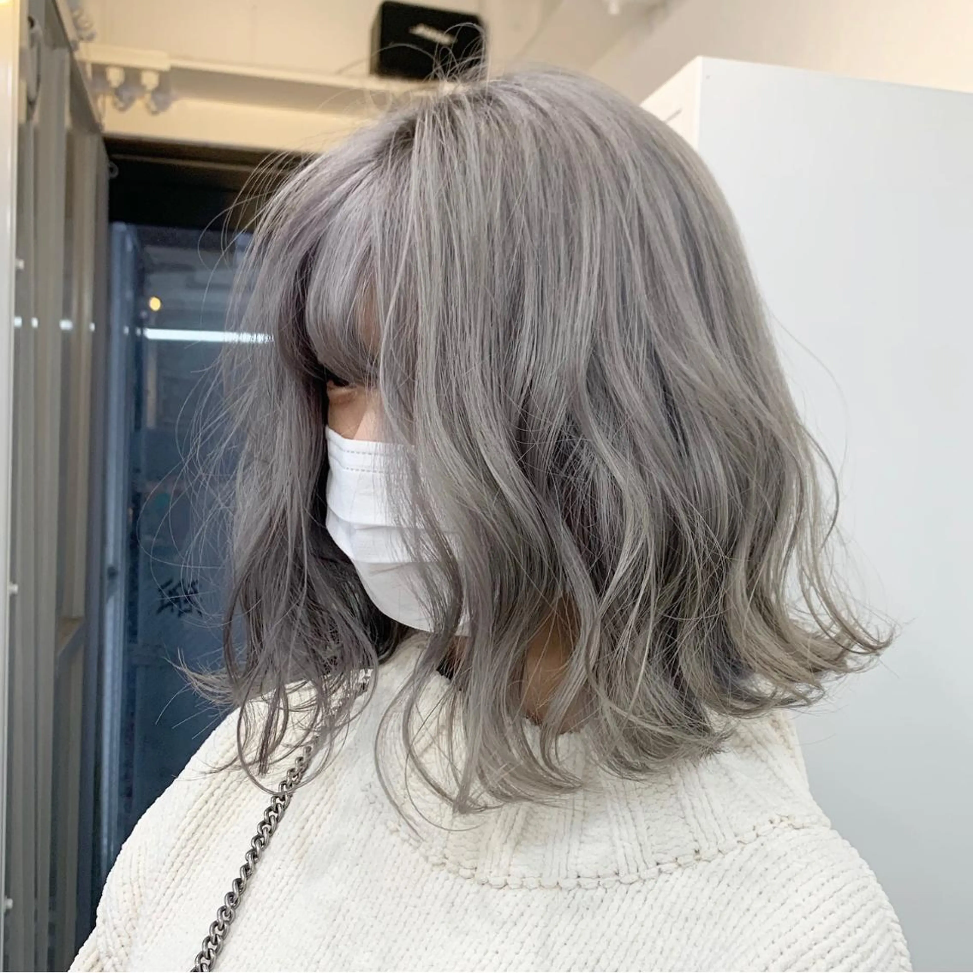 ショート カラー ヘアアレンジ ハイトーン/美髪矯正 🍃大江拓実のヘアスタイル