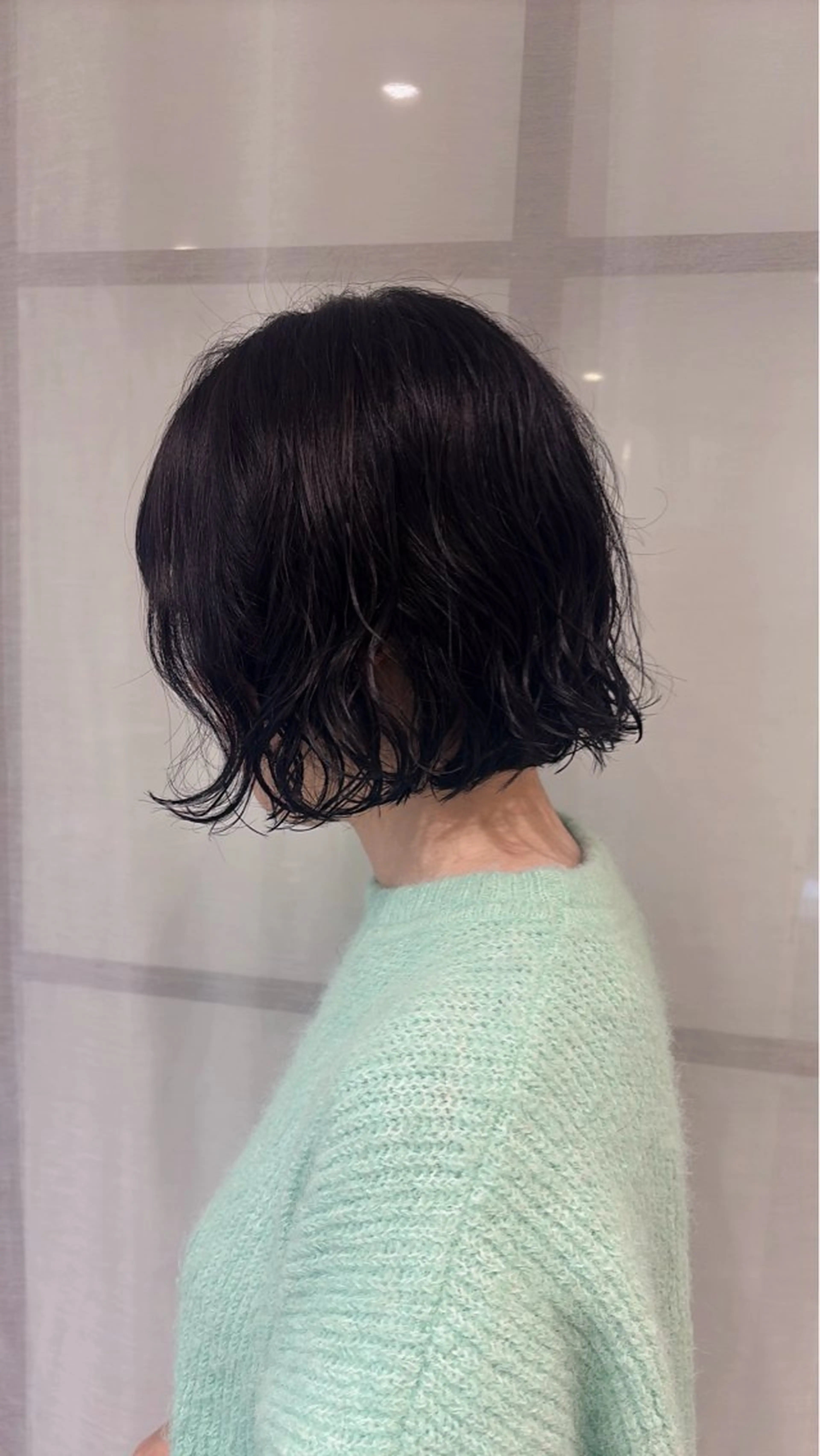 ショート パーマ ボブ カット パーマ 梅田美容室/カット /Maoのヘアスタイル