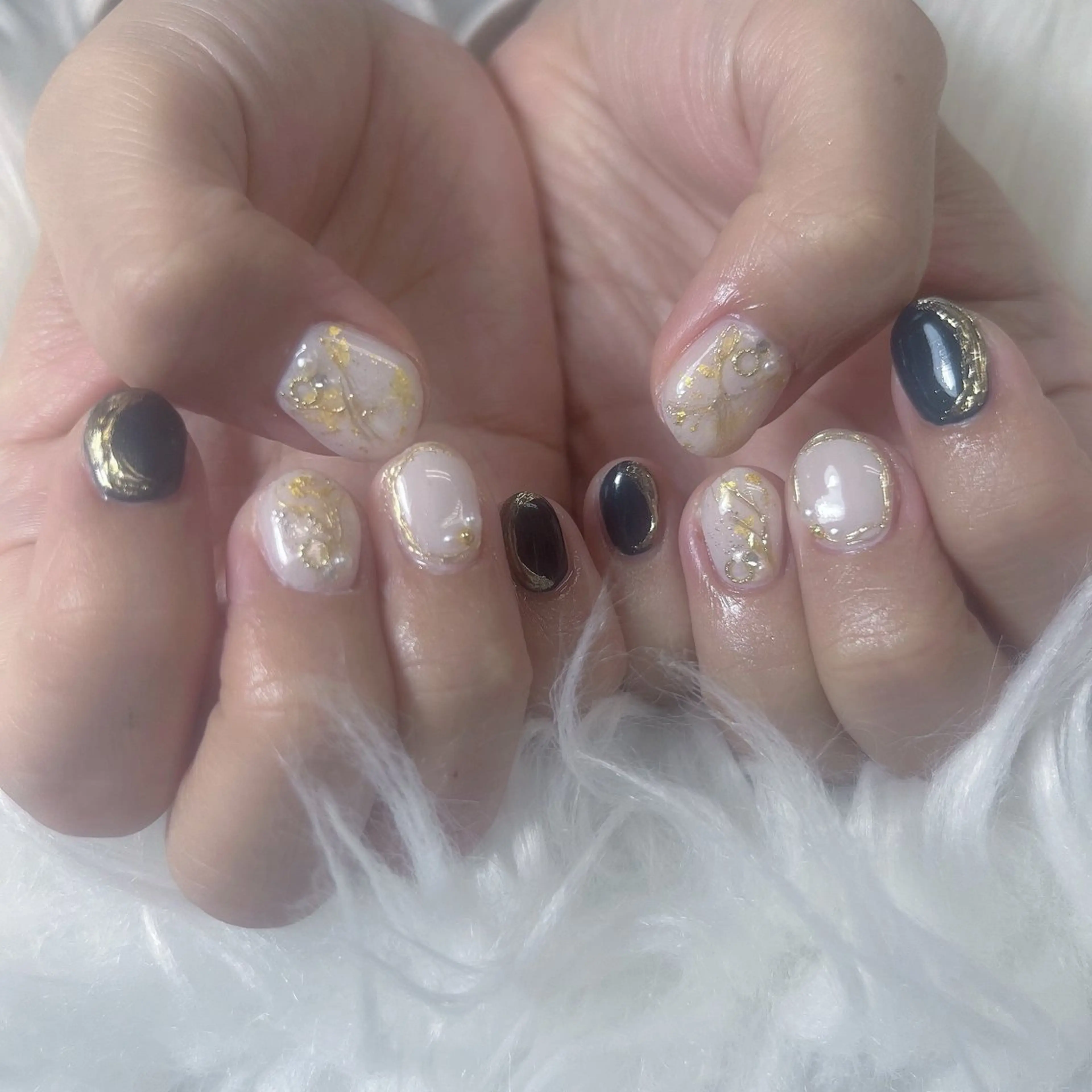ネイル ハンドネイル Maya 🧊🫧‪のネイルデザイン