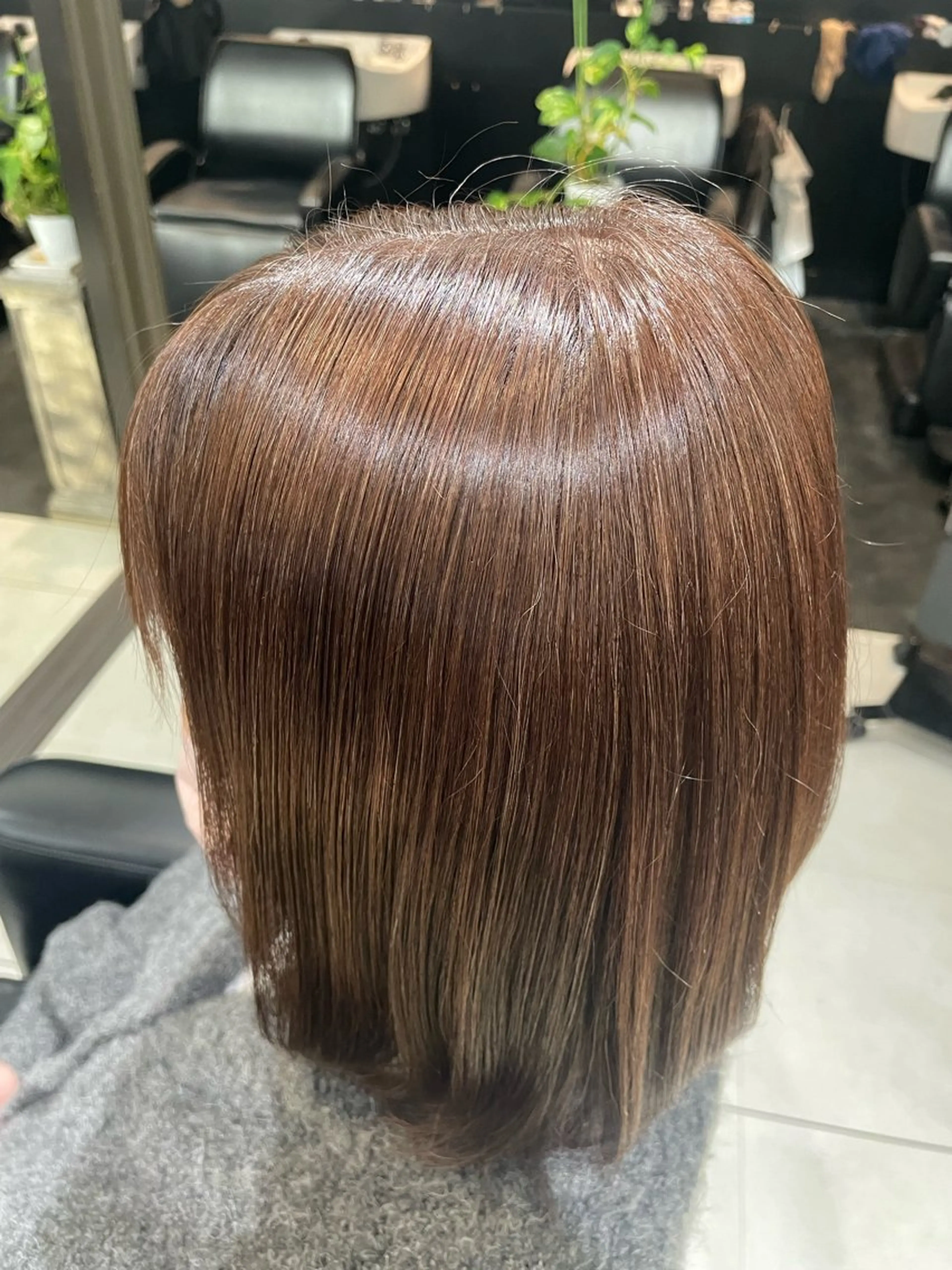 ミディアム パーマ ミディアムパーマ ストレートパーマ hairsalon de Forever vida所属・メンズモデル板橋 島田依杏のヘアスタイル