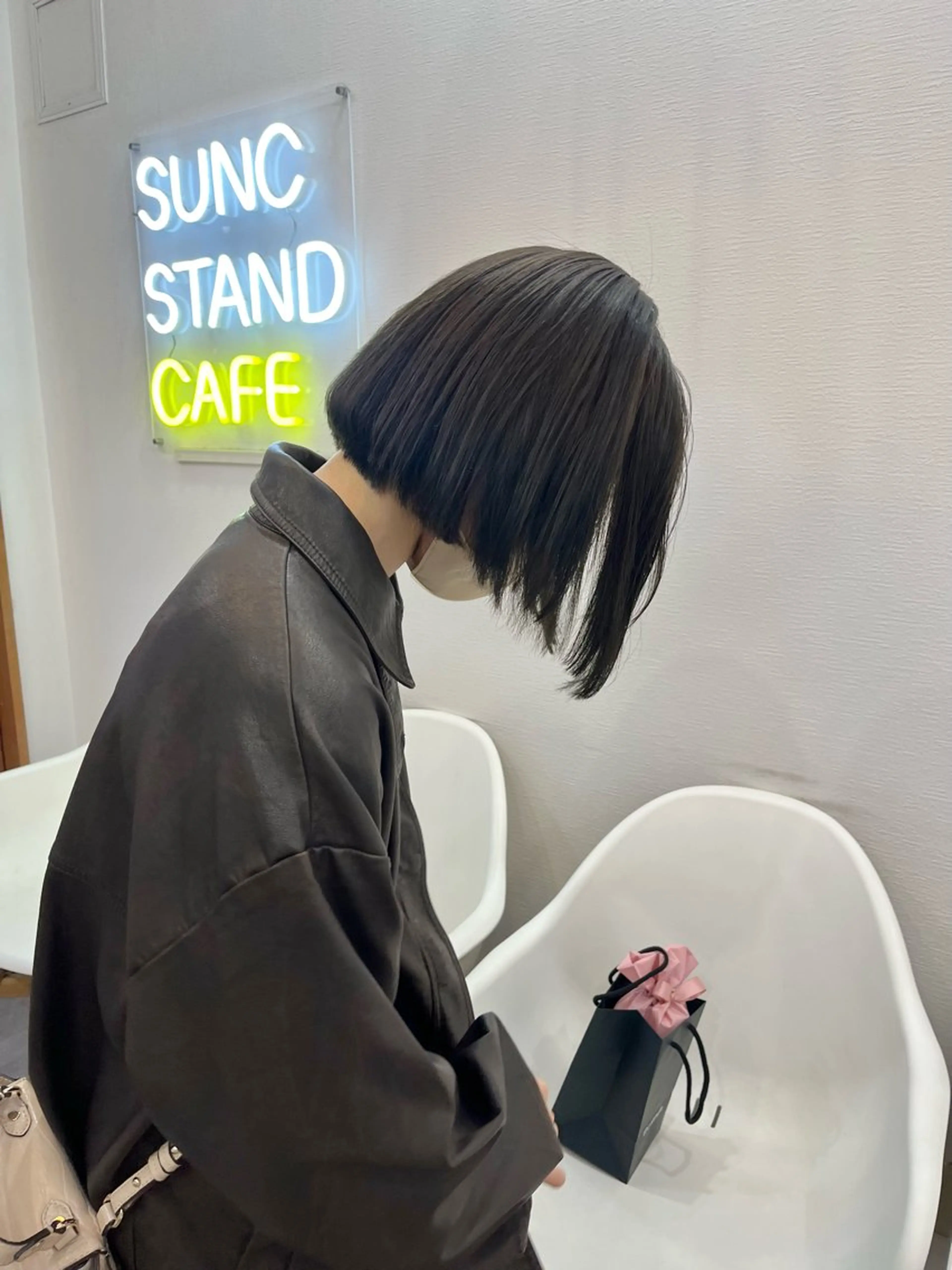 ショート カラー カット ヘアカラー トリートメント 🌼sunc HINAMI🌼のヘアスタイル