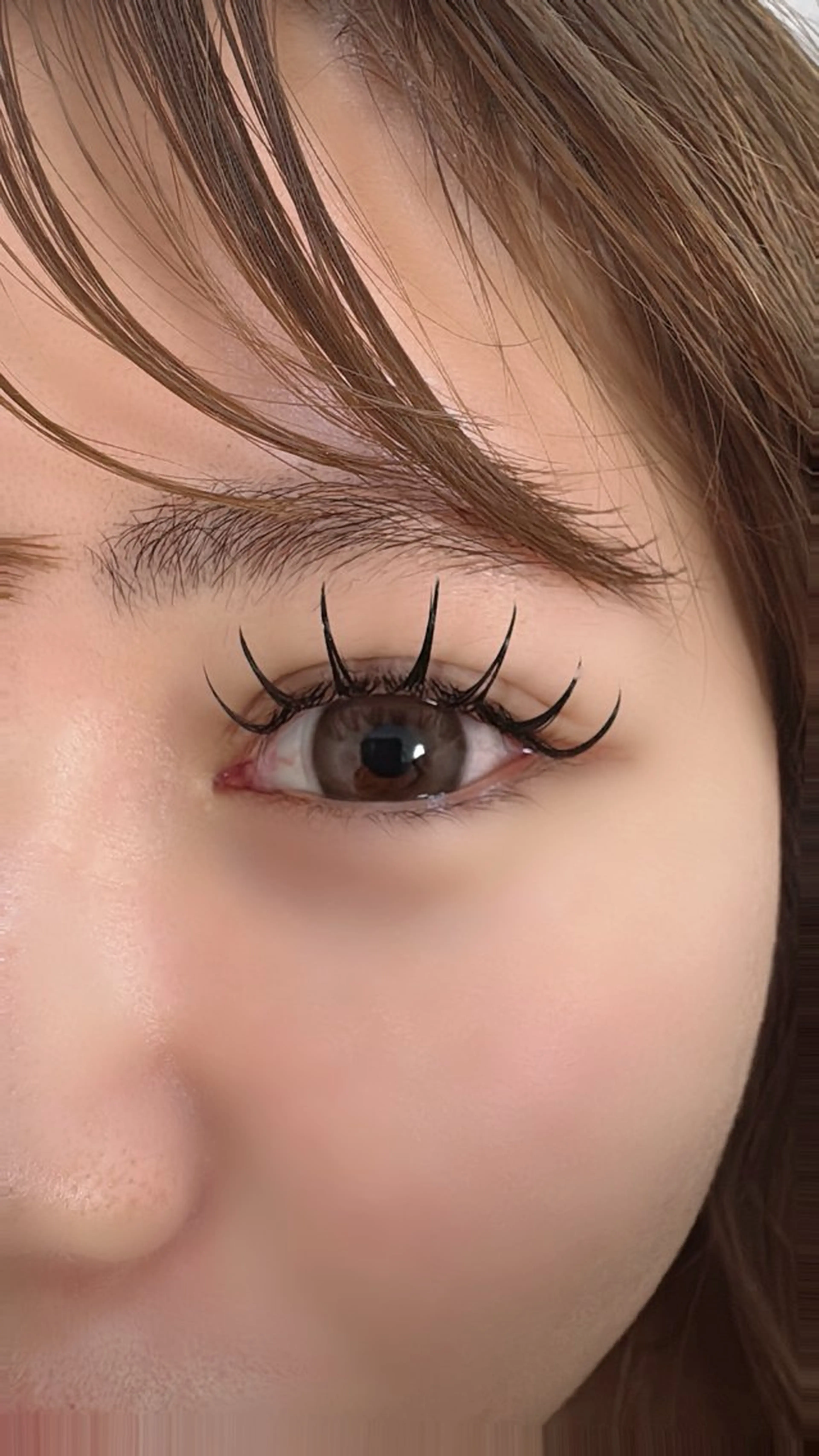 マツエク・マツパ 束感まつ毛 フラットラッシュ マツエク 池袋💖 チルザルトサロンのマツエク・マツパデザイン