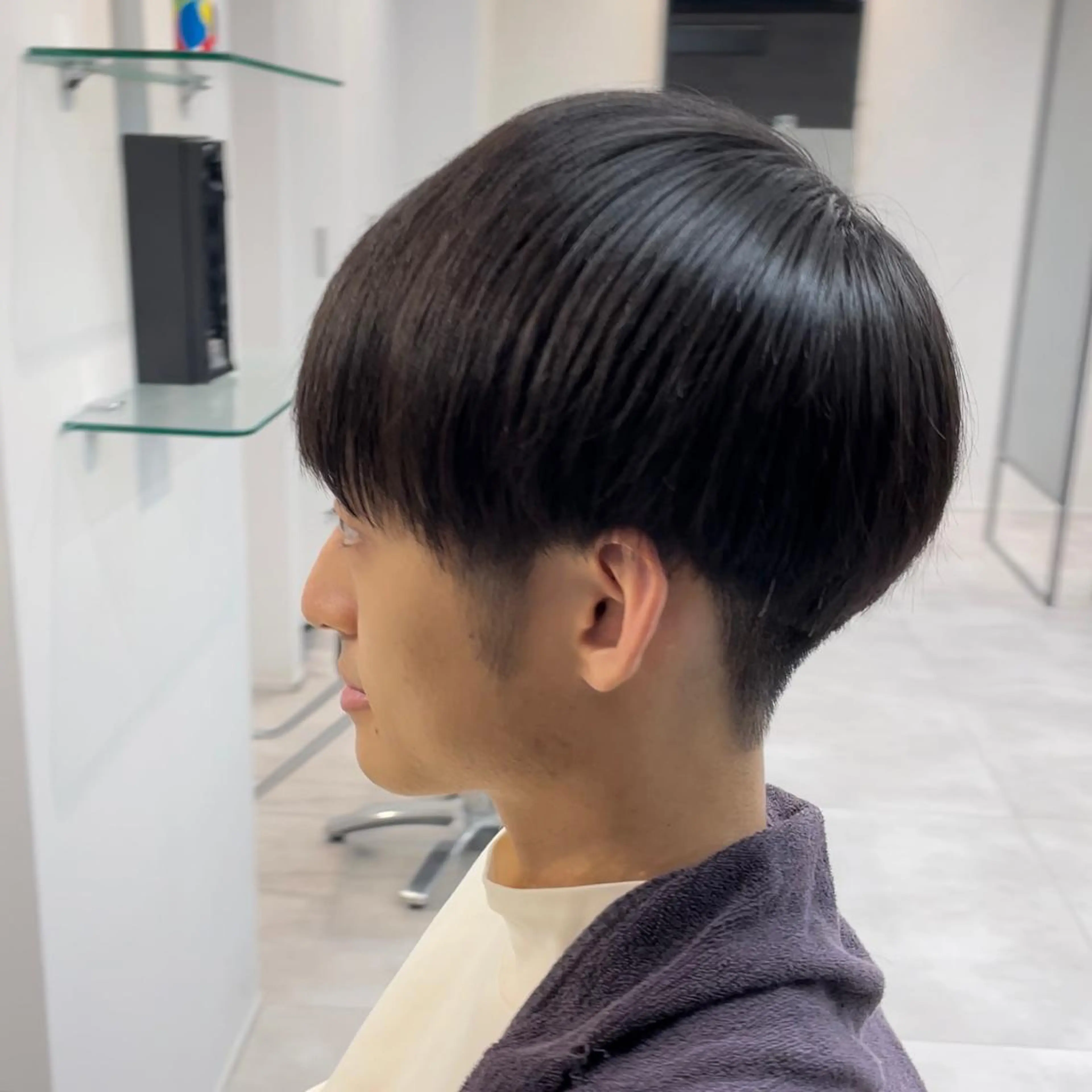 ショート メンズ マッシュ マッシュヘア 飯塚 想のヘアスタイル