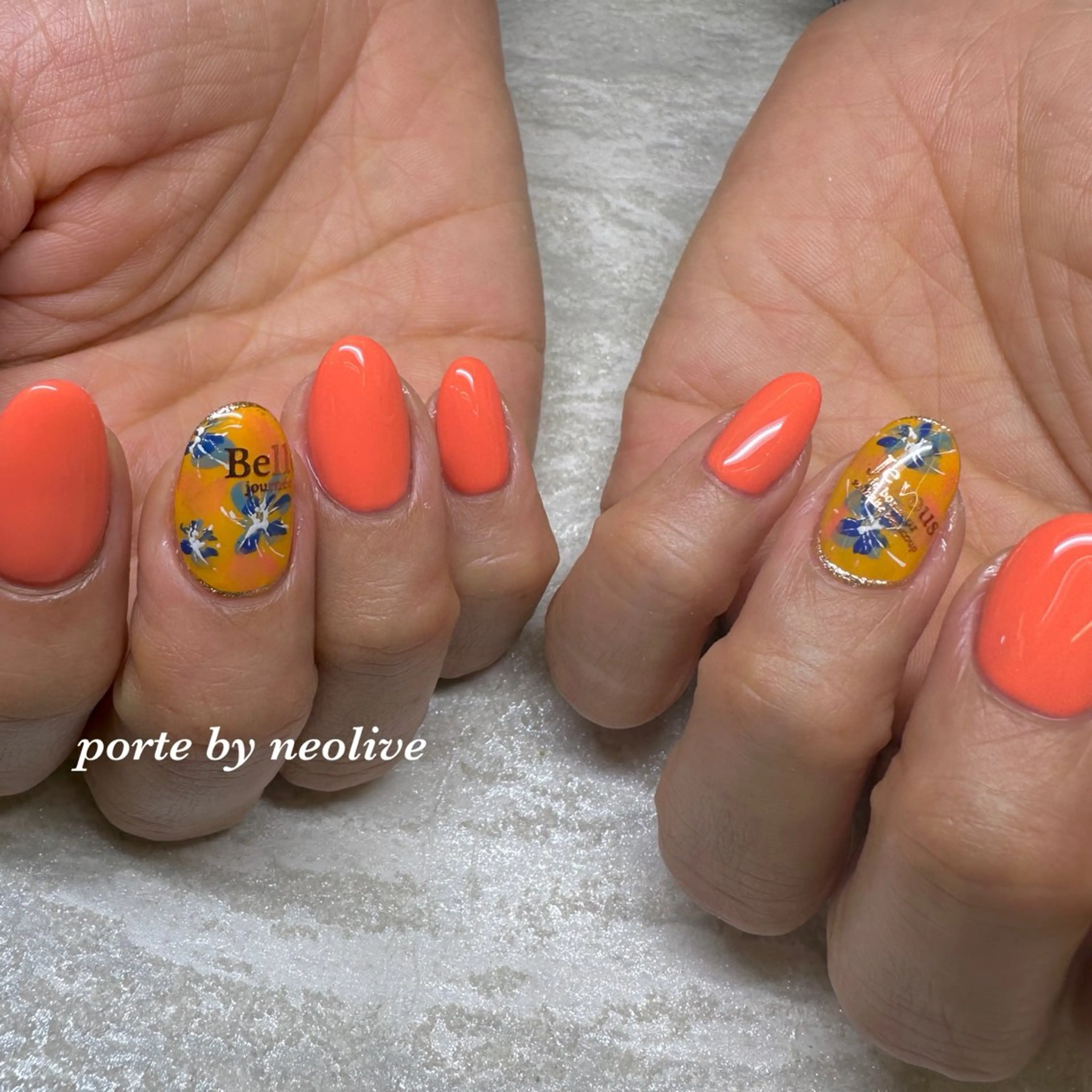 ◇NEW OPEN記念価格◇ 【hand】ワンカラー+2本アート　¥6500の写真