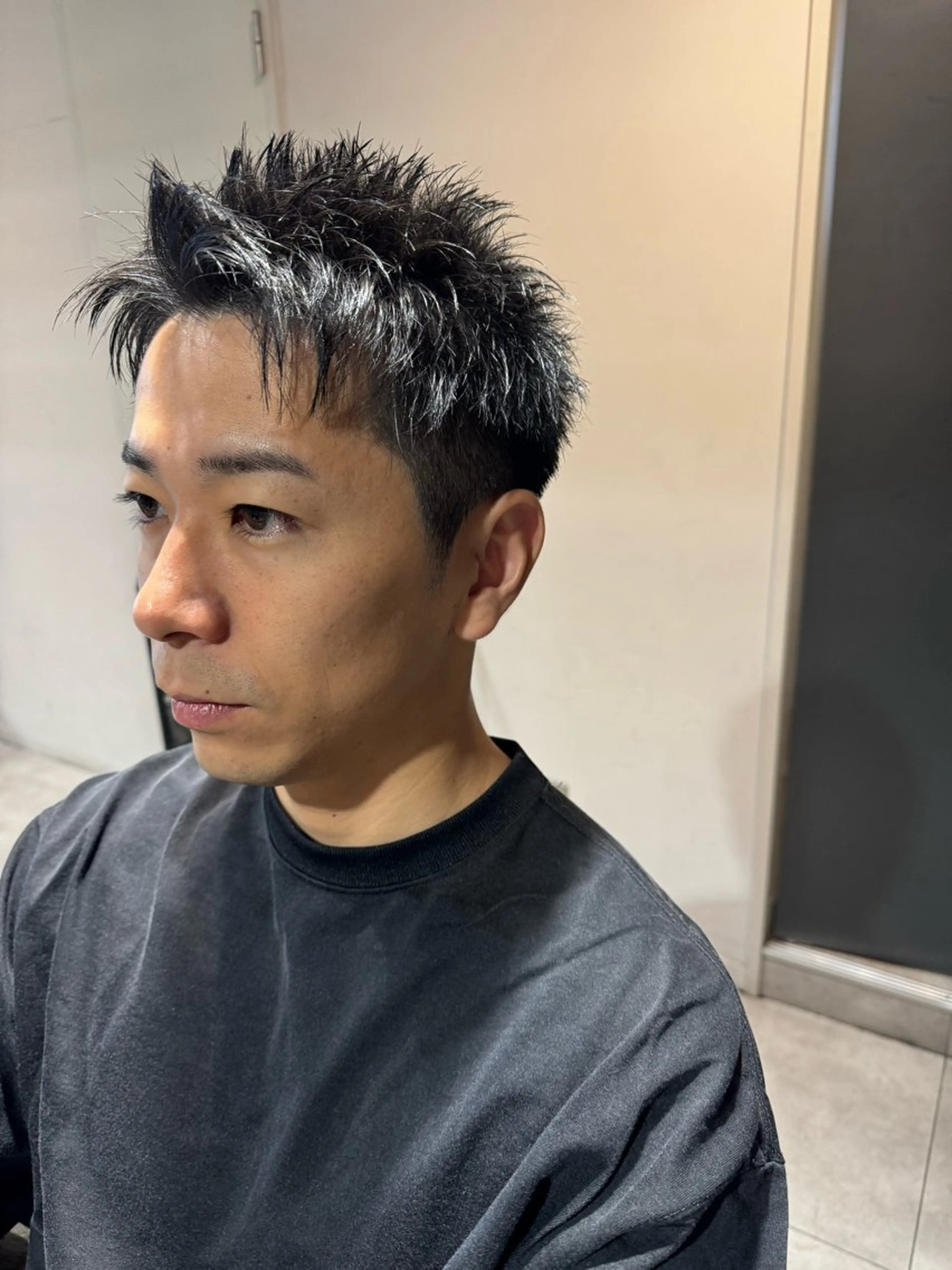 ショート メンズ モヒカン ソフトモヒカン カット ヘッドスパ Dxxxx III所属・オシャレ女性目線の 大人メンズ❁⃘*.ﾟのヘアスタイル