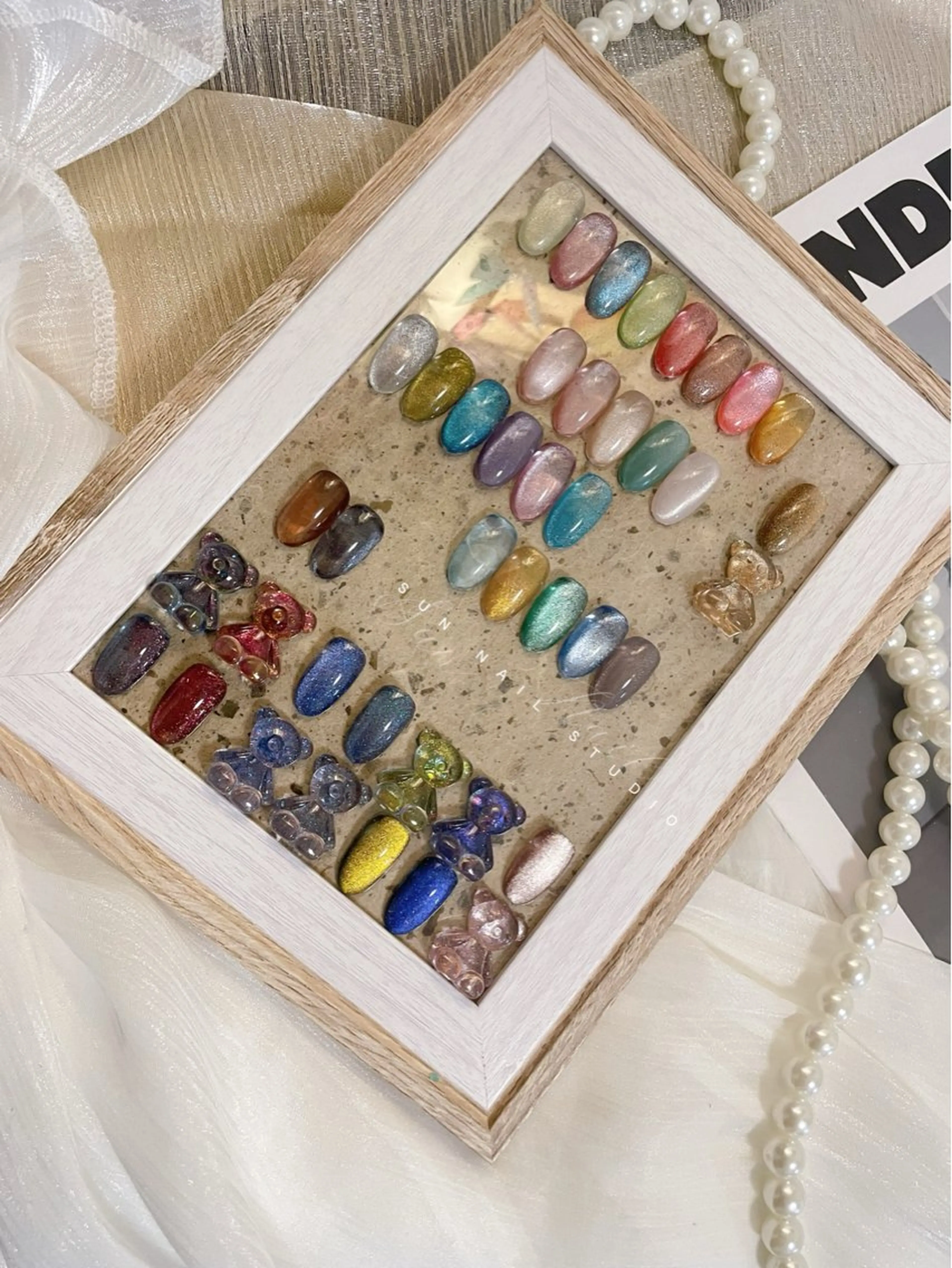 ネイル マグネットネイル ハンドネイル ハンドケア SUN nail上本町のネイルデザイン