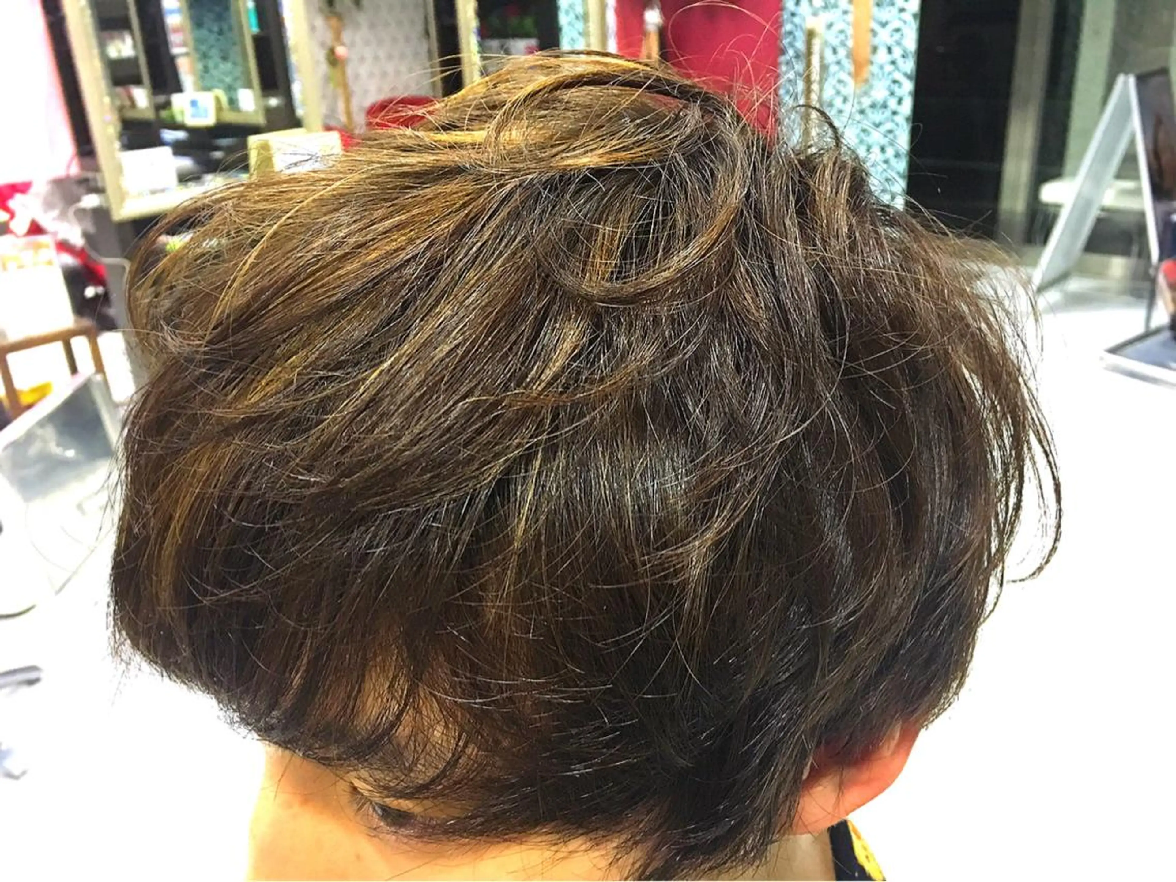ショート カラー ハイライトカラー ハイライト boutique misakiのヘアスタイル