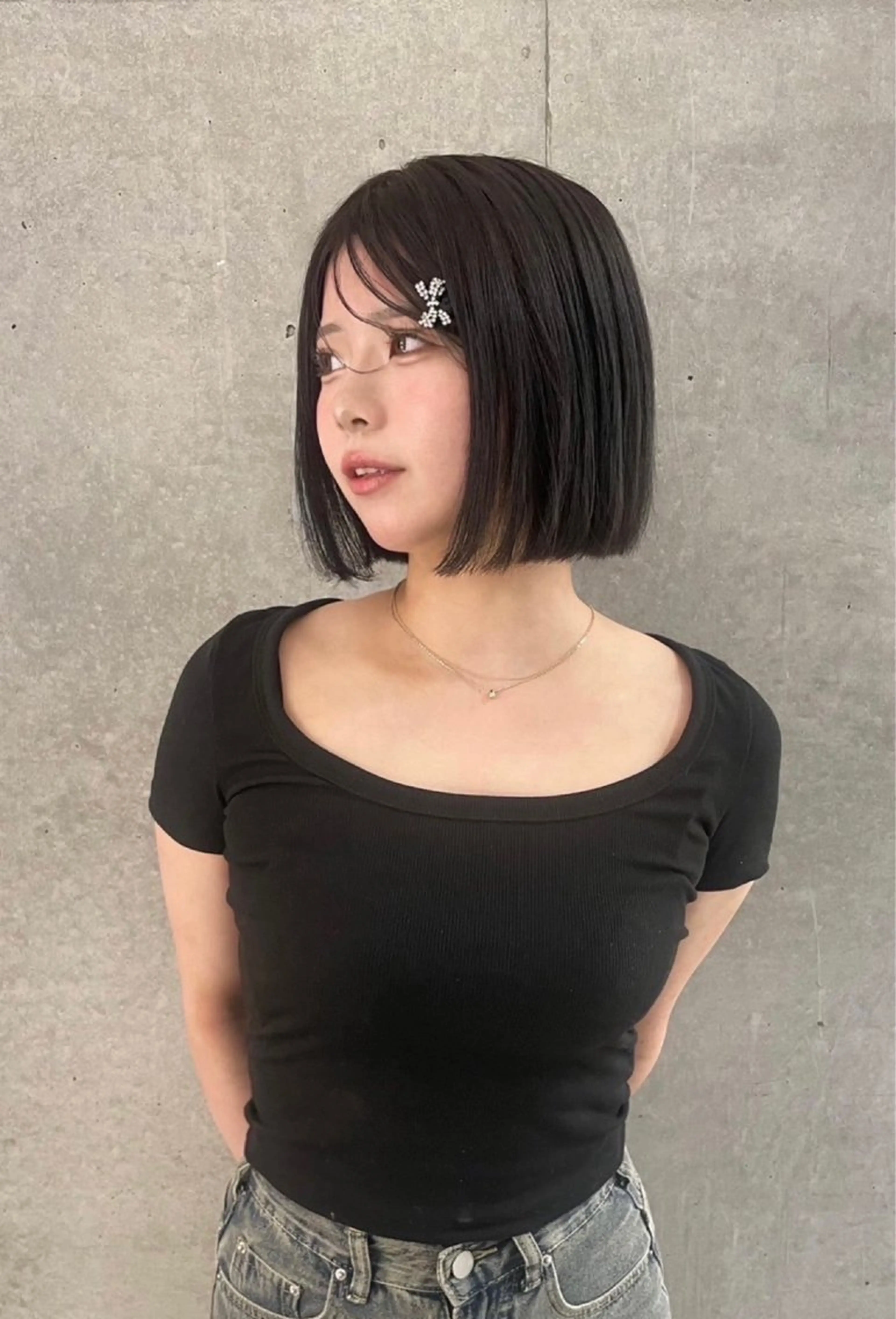 ミディアム カラー MONIQA sakae所属・hina/ハイトーン /ピンクカラー🎀のヘアスタイル