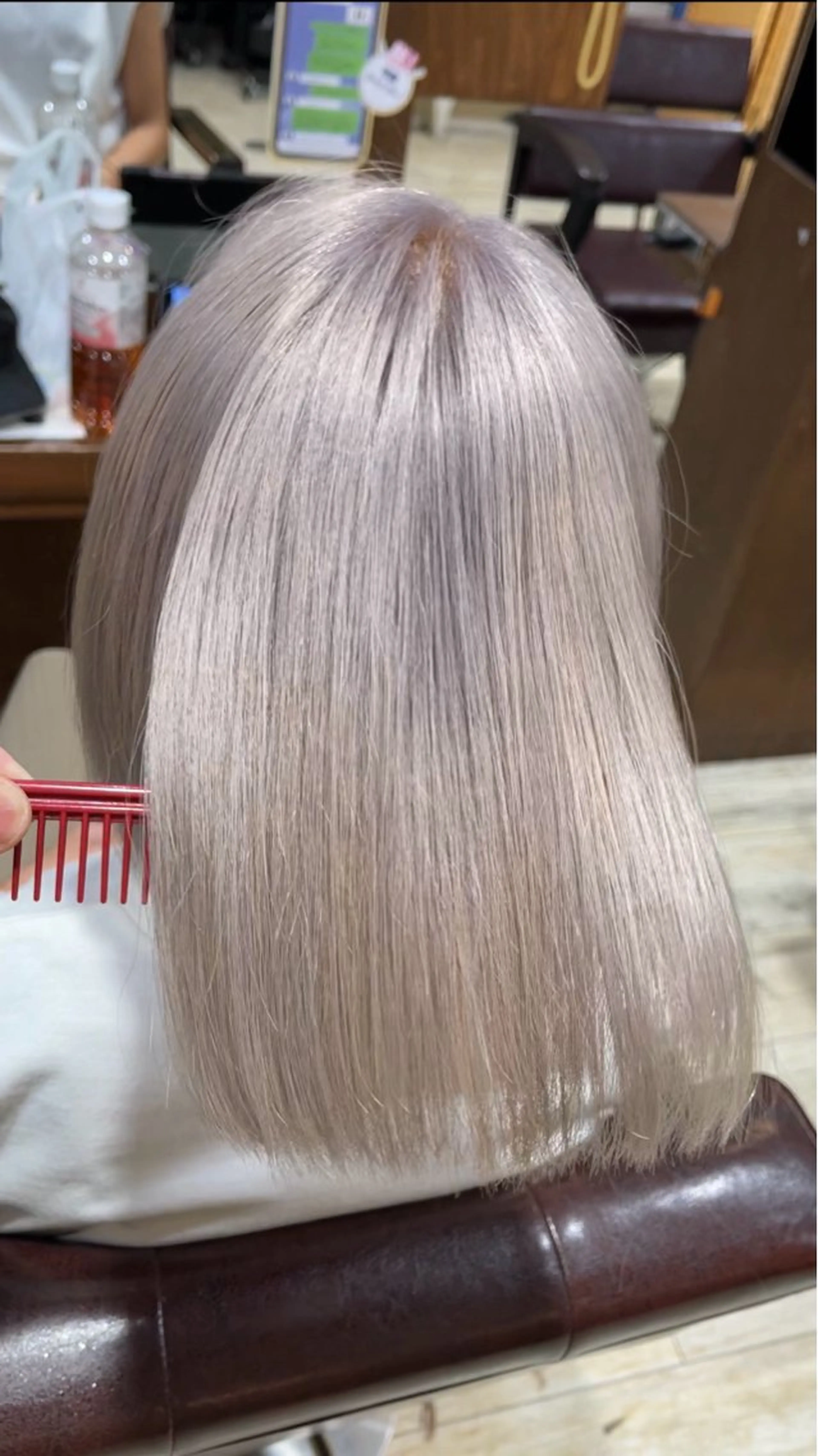 ミディアム カラー カット ヘアカラー トリートメント Che'ri所属・髪質改善特化 Takakiのヘアスタイル