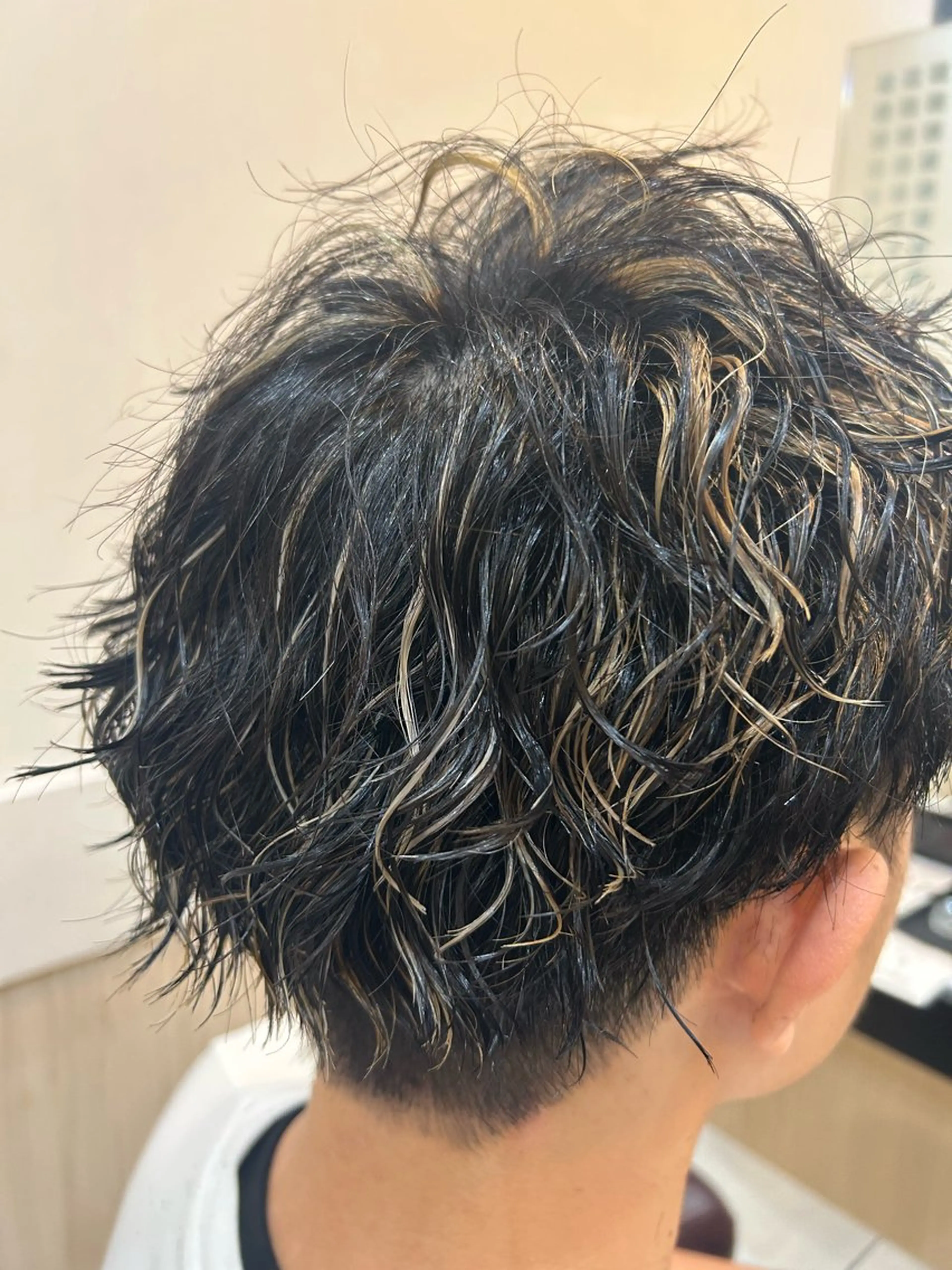 ショート カラー メンズ ヘアカラー トリートメント リリー /Men's/パーマのヘアスタイル